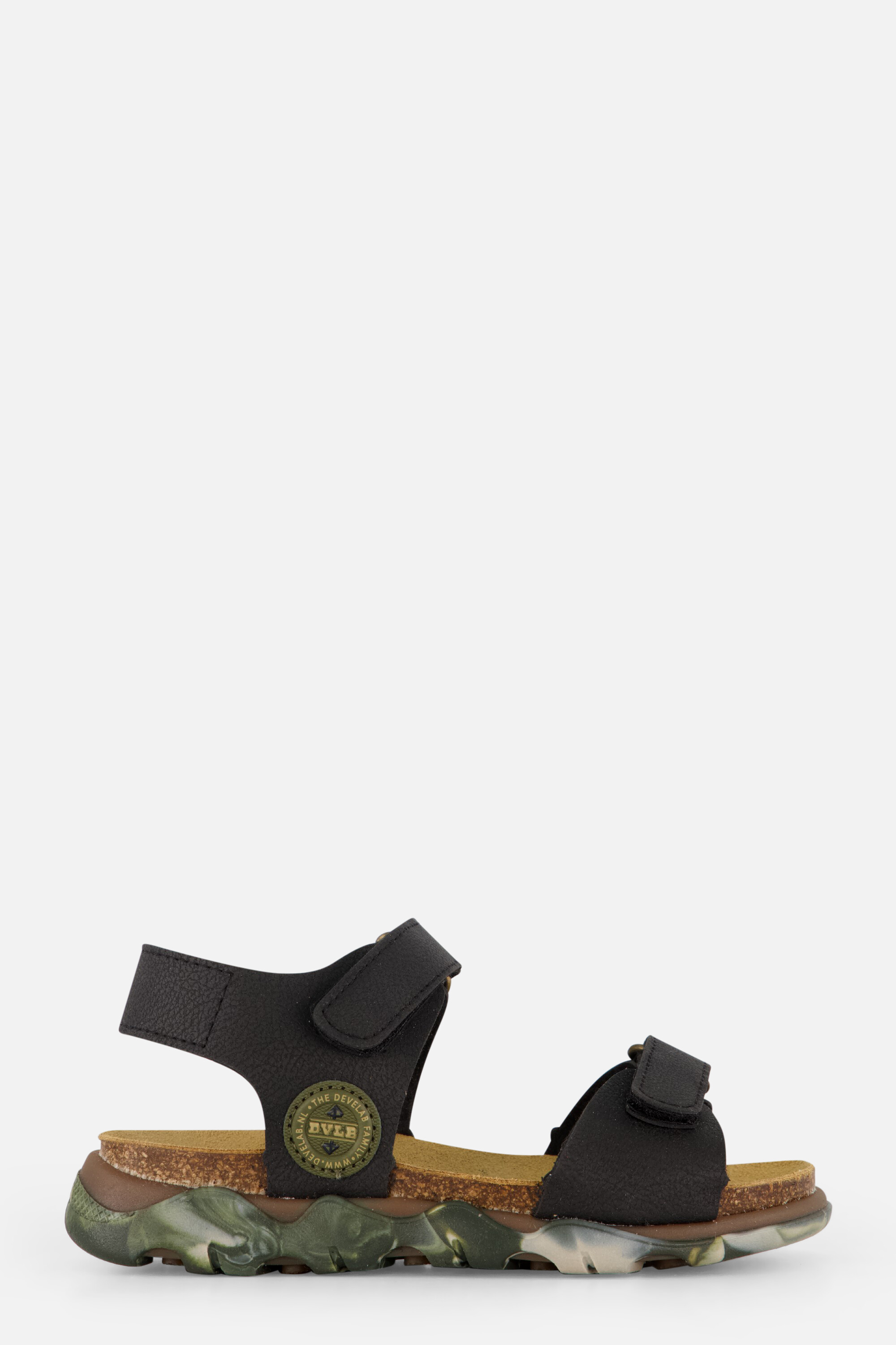Develab Sandalen zwart Imitatieleer afbeelding 4