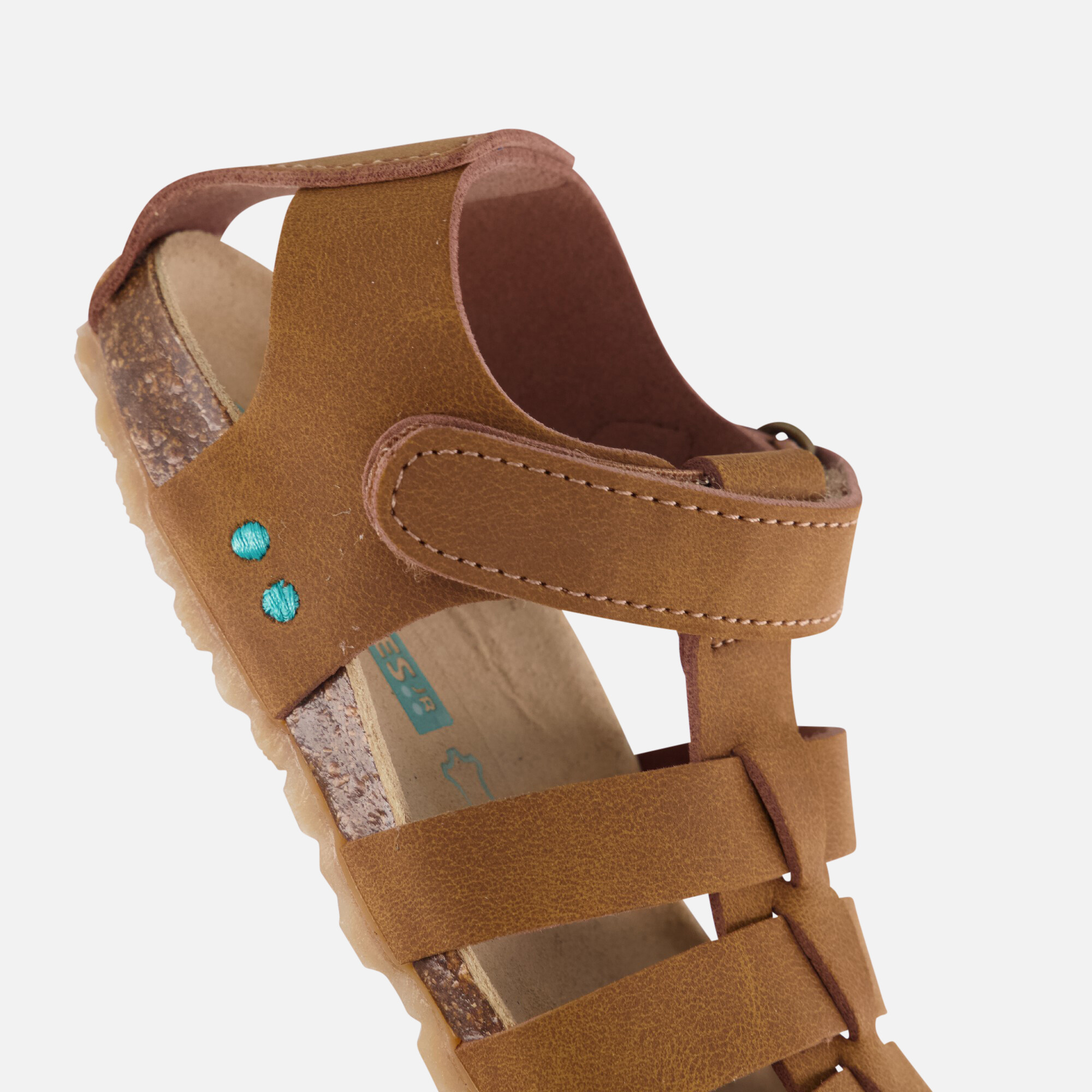BunniesJR Bor Beach Sandalen cognac Leer afbeelding 3