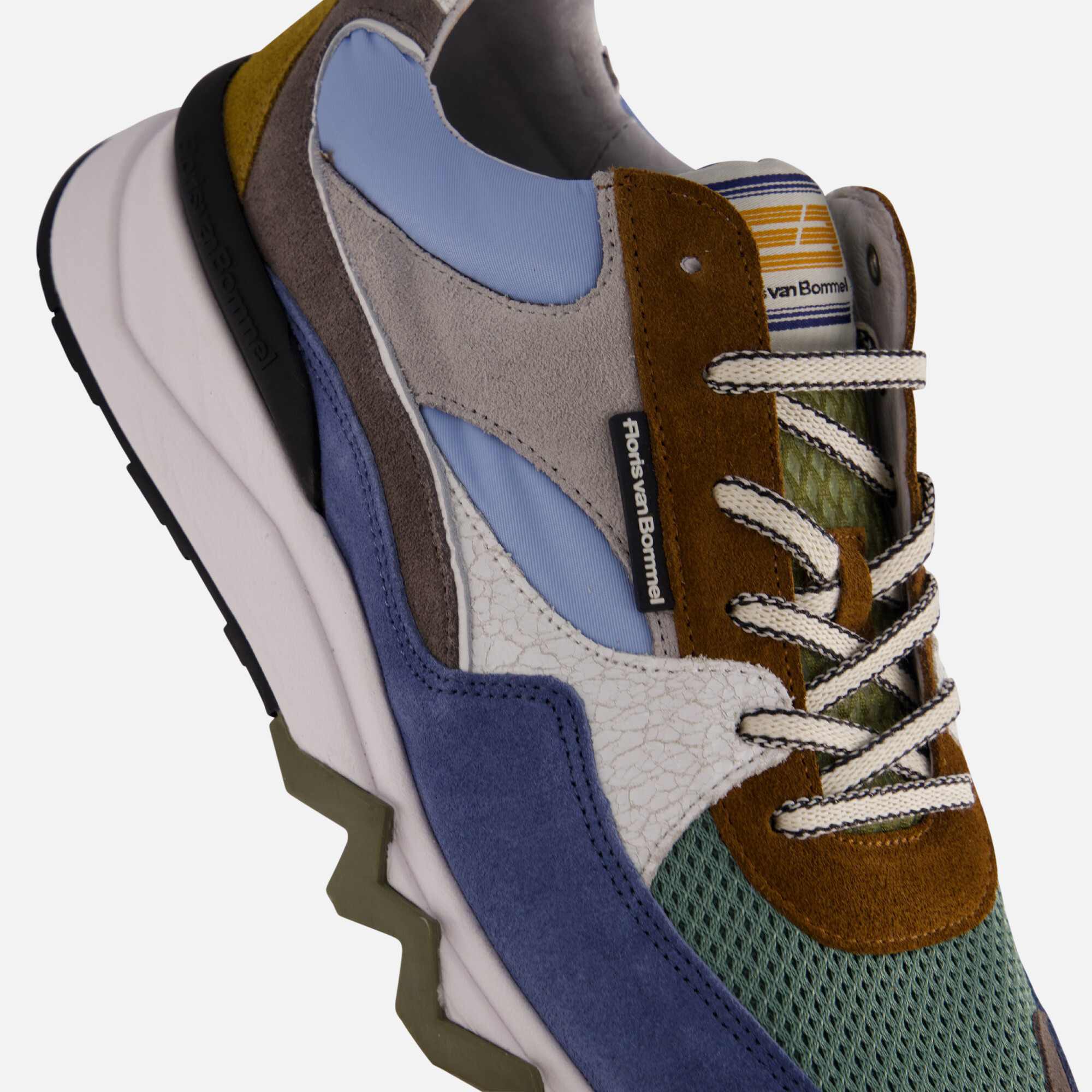 Floris van Bommel De Zager 07.06 Sneakers blauw afbeelding 4
