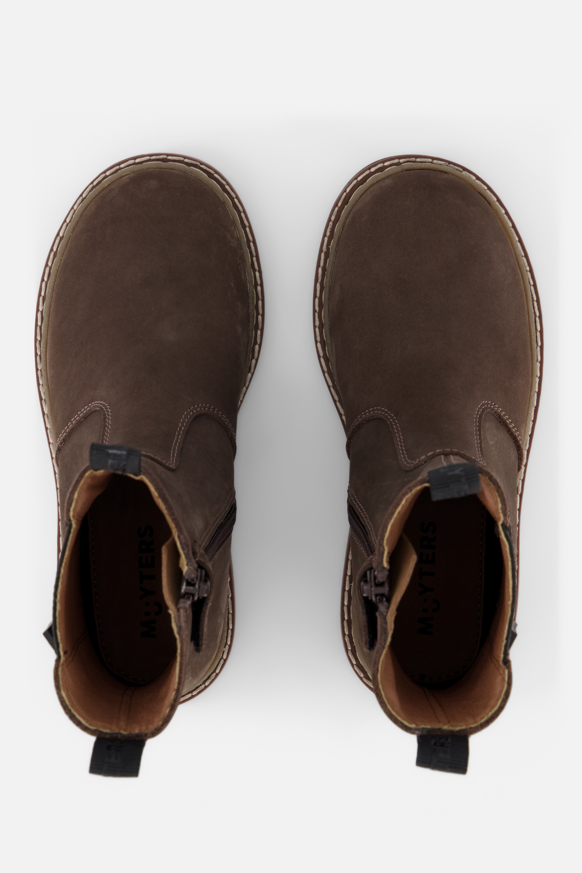 Muyters Chelsea Boots bruin Suède