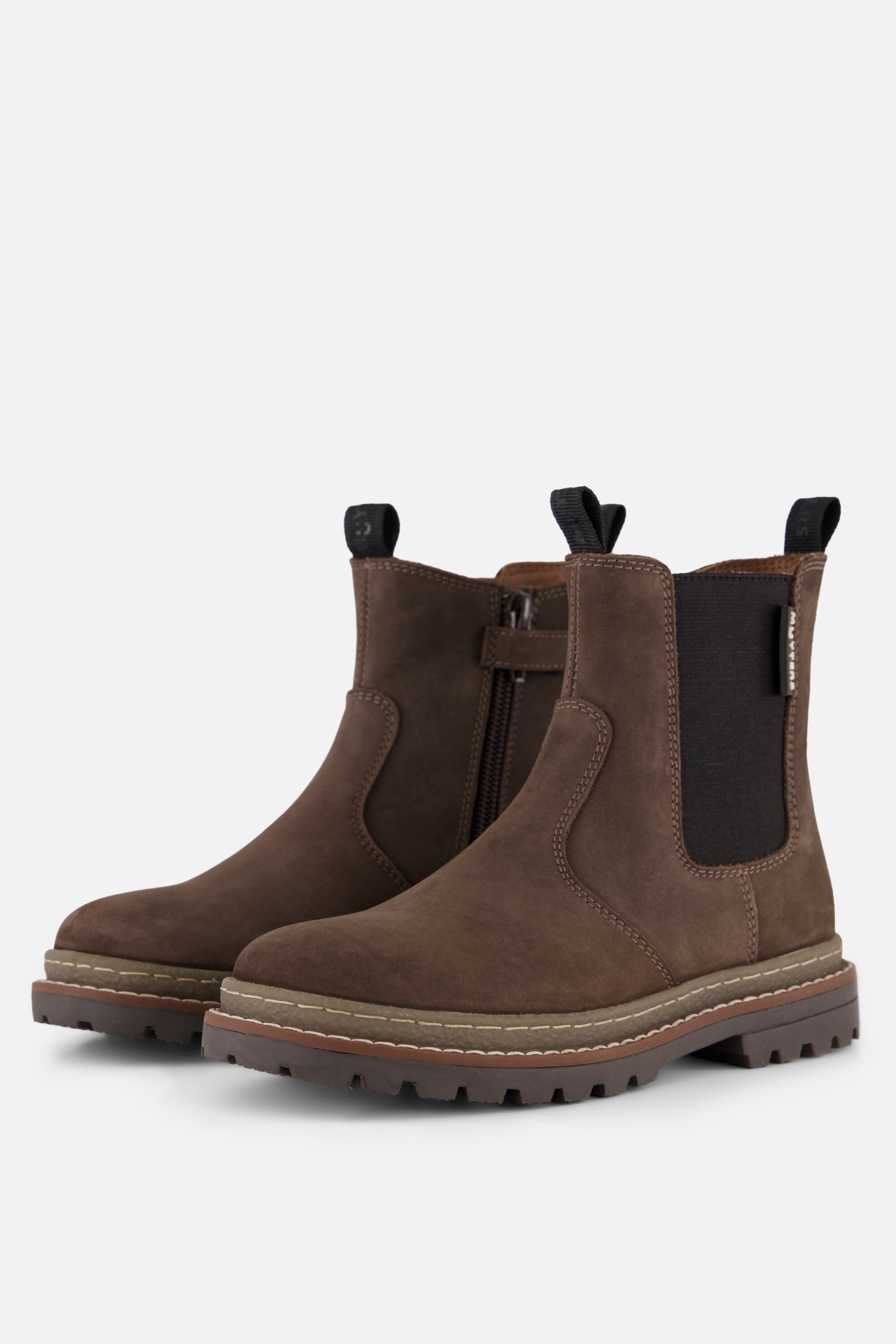 Muyters Muyters Chelsea Boots bruin Suède