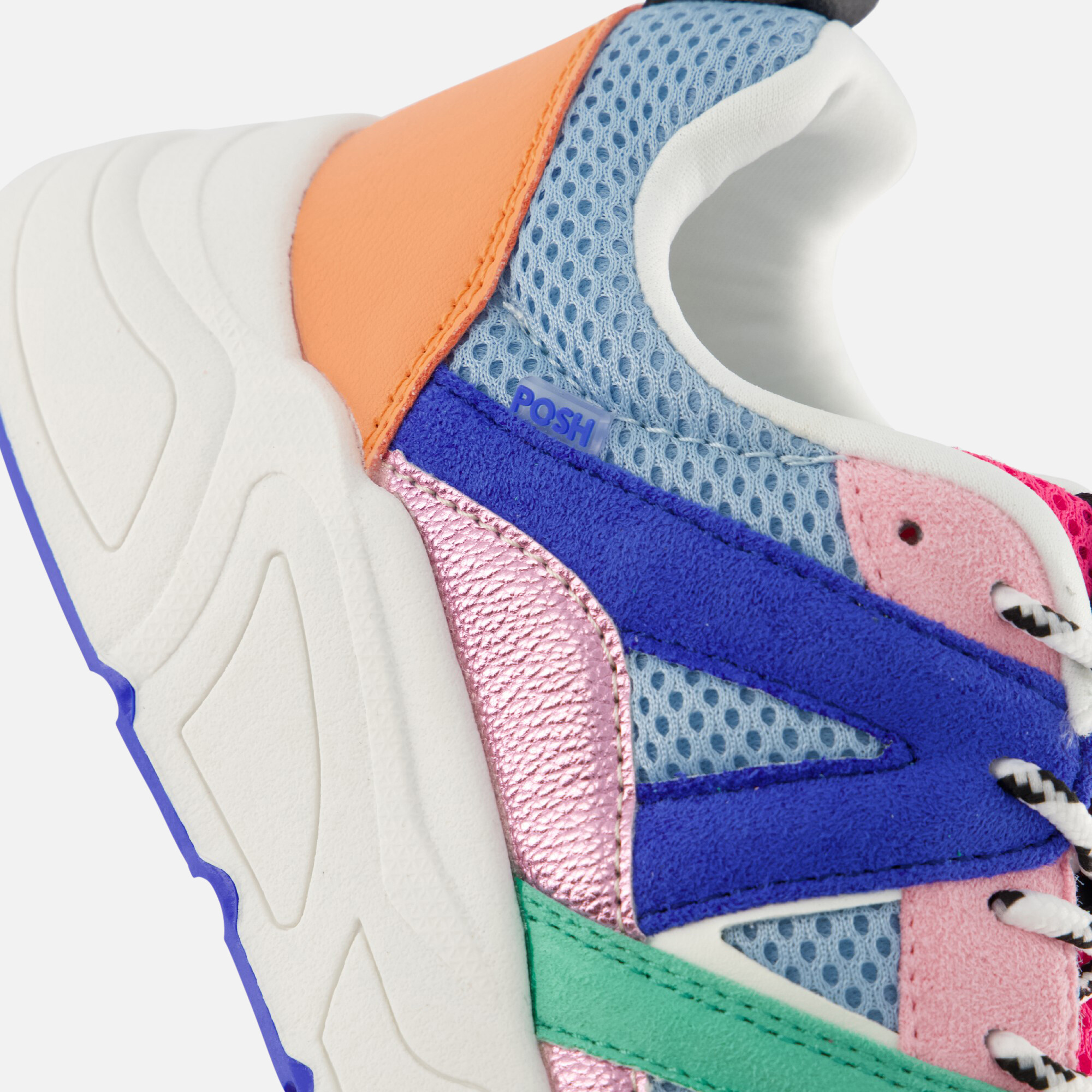 POSH by Poelman Sneaker blauw Synthetisch afbeelding 4