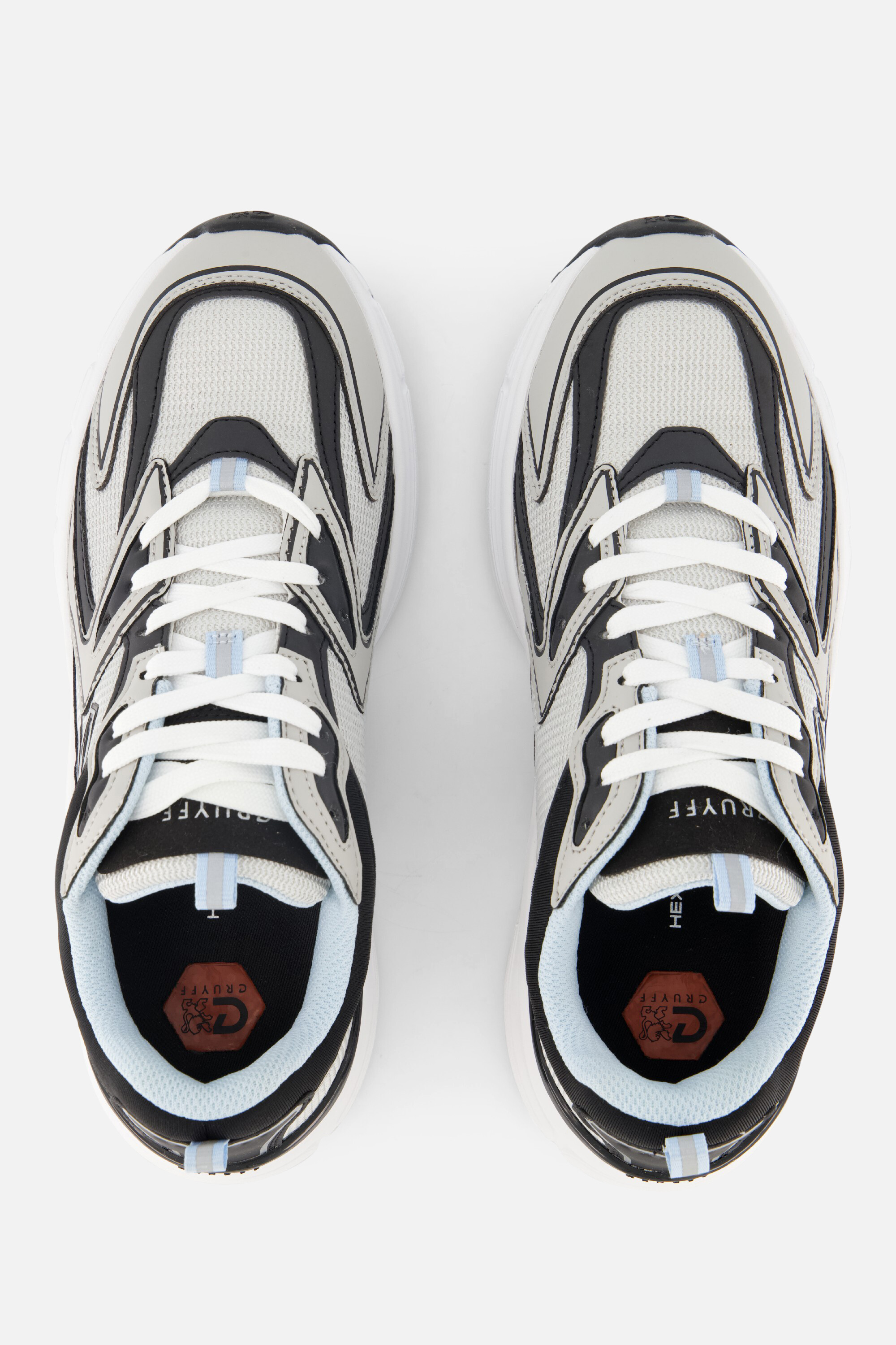 Cruyff Scorpius Sneakers grijs Leer afbeelding 3