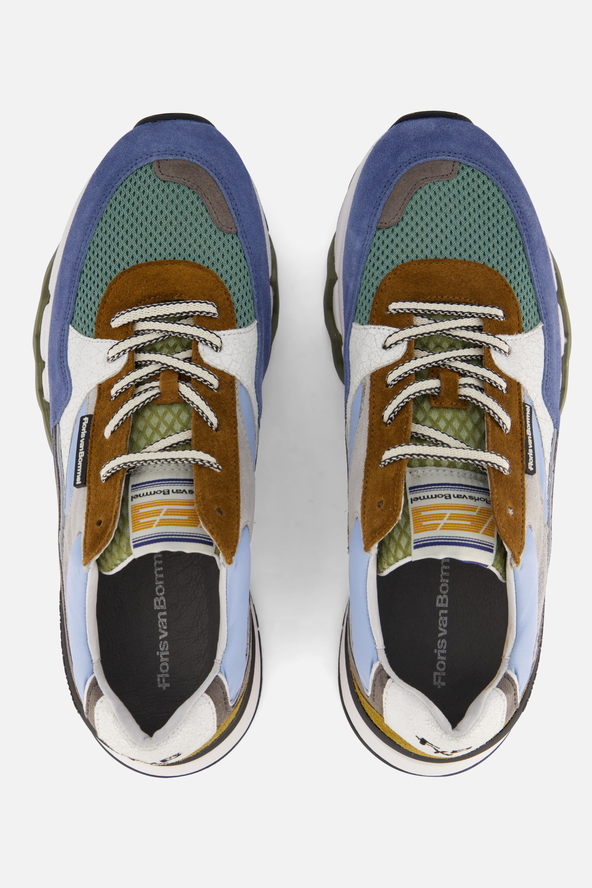 Floris van Bommel De Zager 07.06 Sneakers blauw afbeelding 2