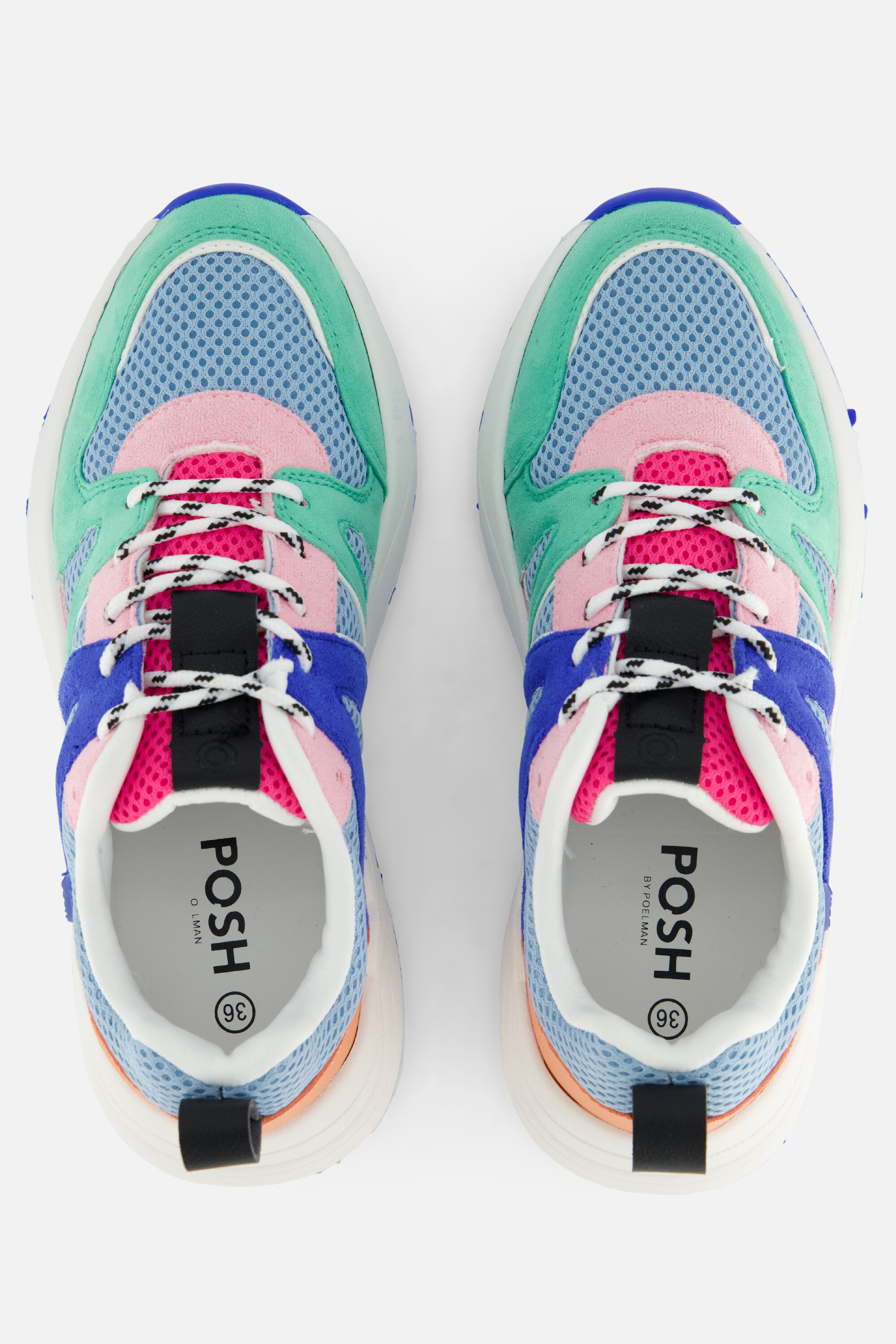 POSH by Poelman Sneaker blauw Synthetisch afbeelding 2