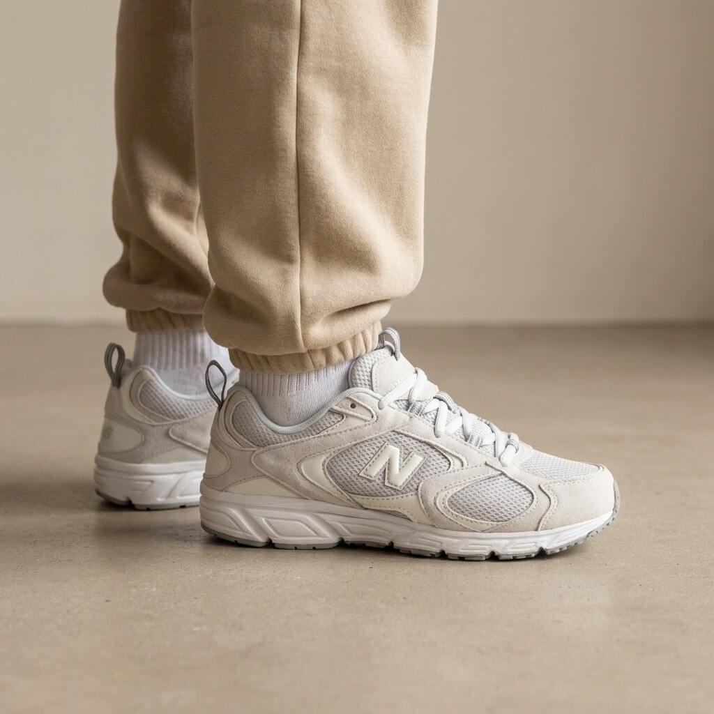 New Balance 408 heren sneakers grijs - Maat 42 - Uitneembare zool