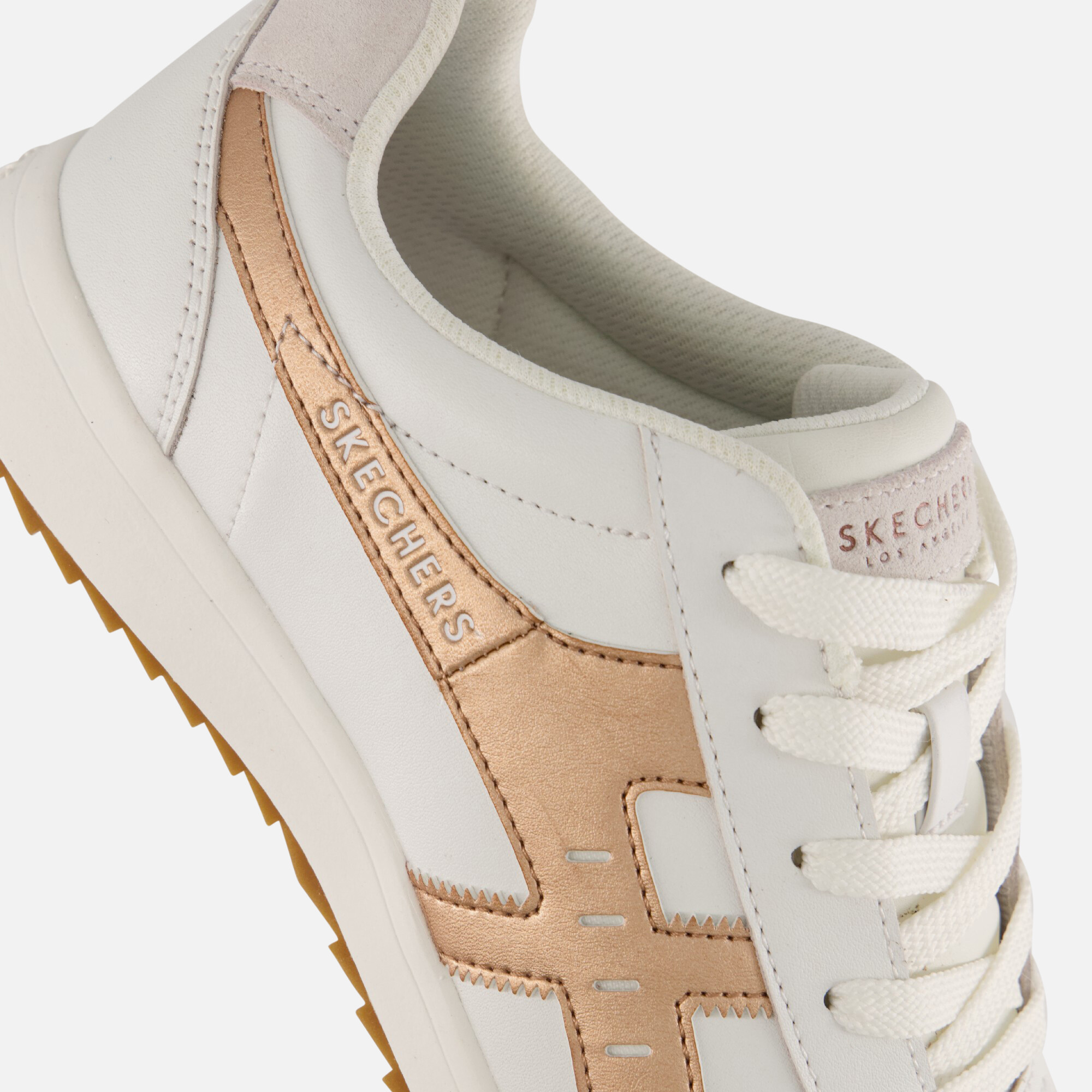Skechers Zinger Metallic Roads Sneakers wit afbeelding 4