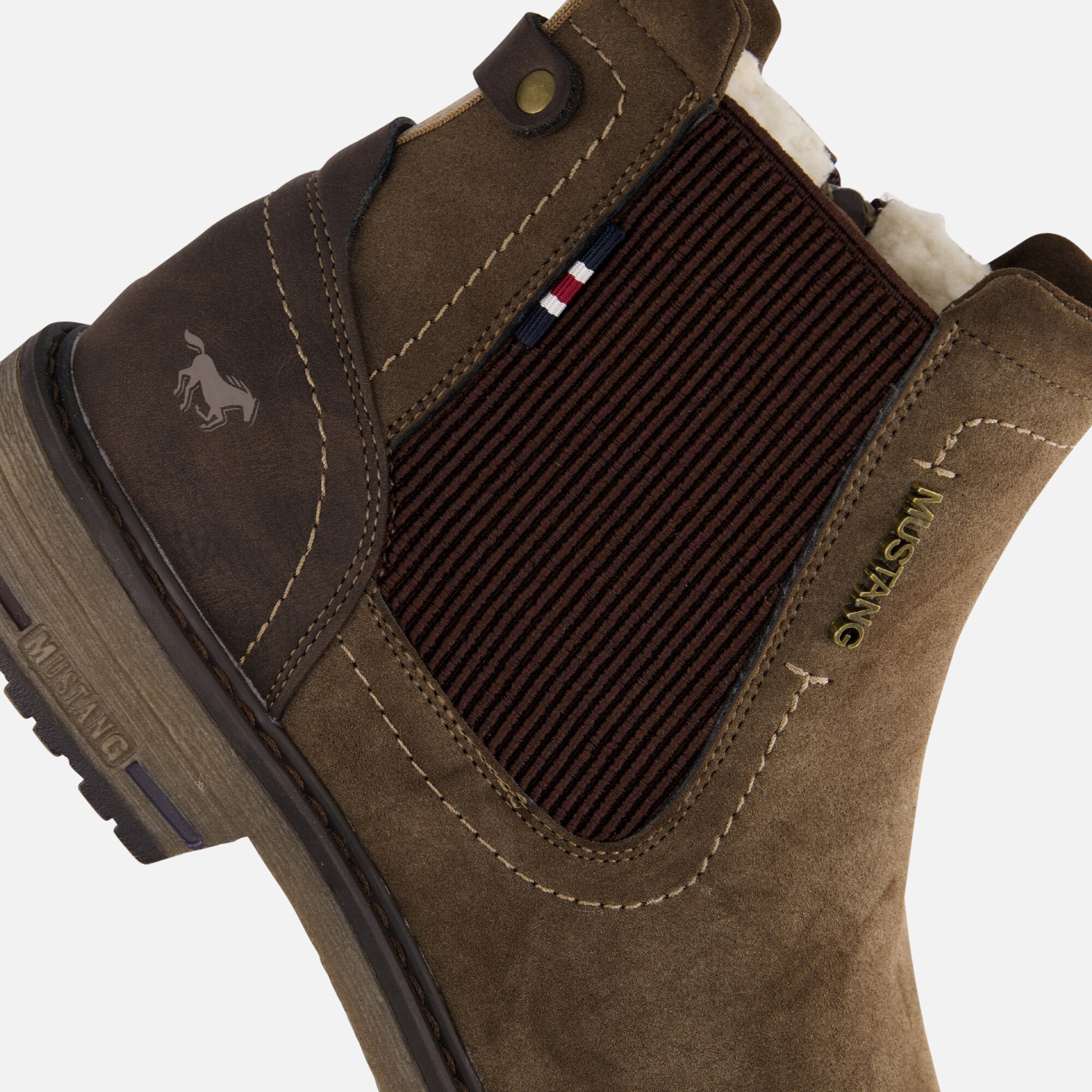 Mustang Chelsea boots bruin Synthetisch afbeelding 4