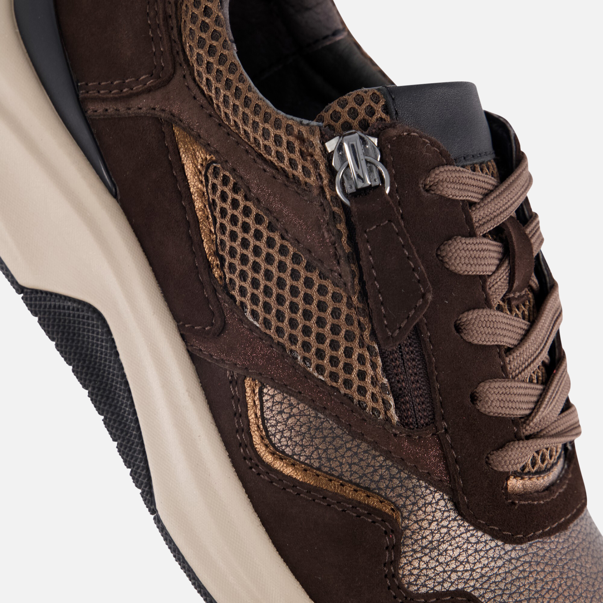 Gabor Rollingsoft Sneakers brons Leer afbeelding 4