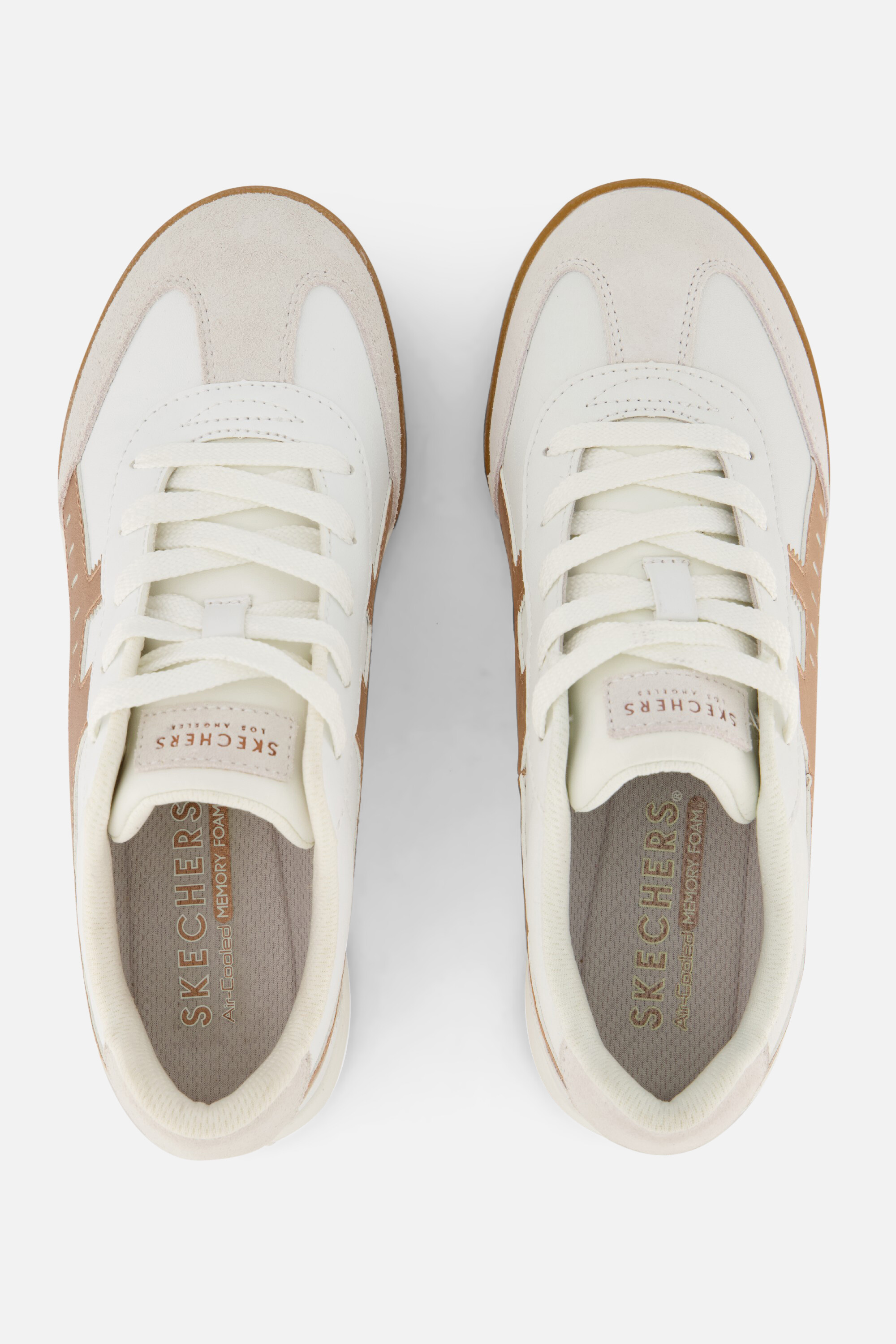 Skechers Zinger Metallic Roads Sneakers wit afbeelding 2