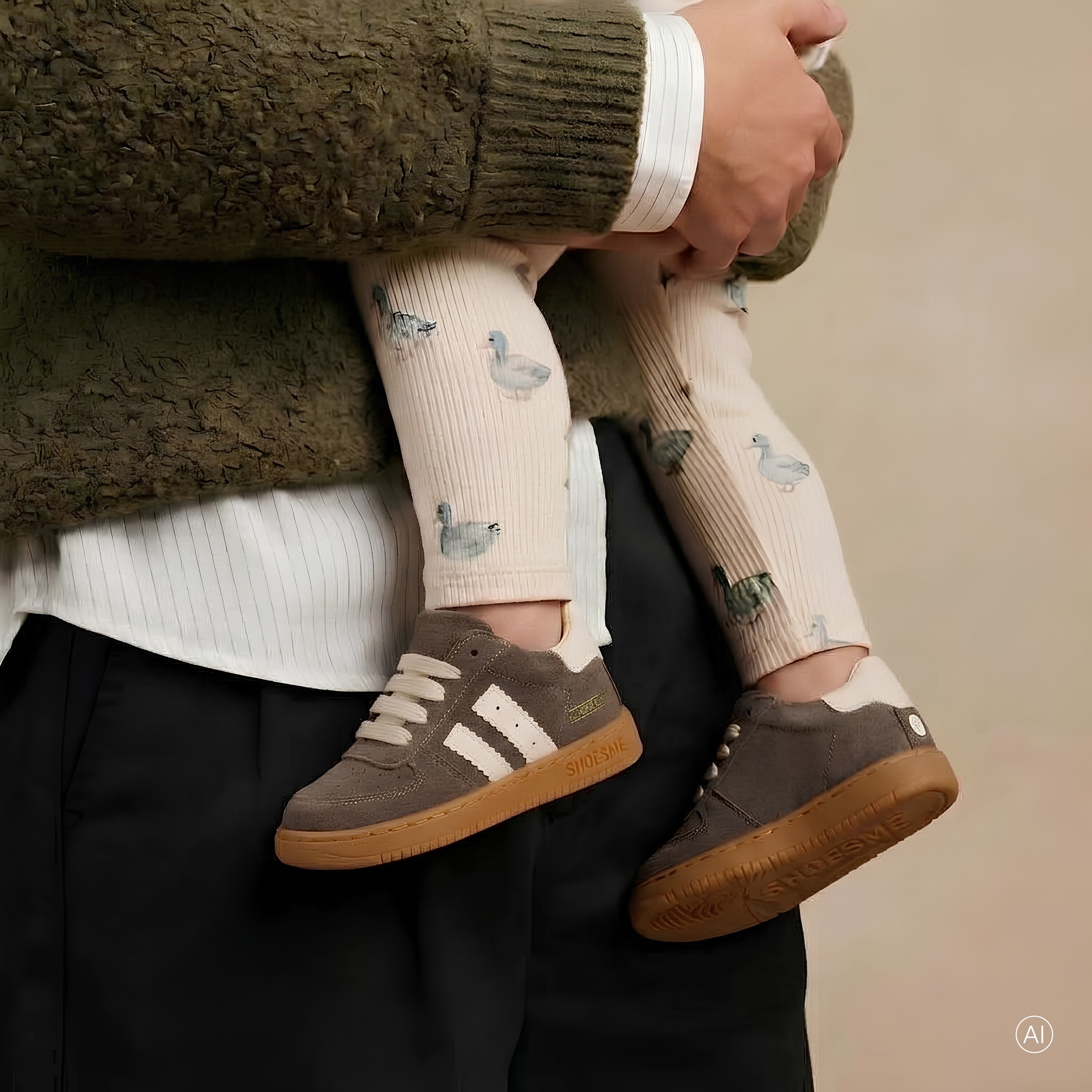 Shoesme Shoesme Sneakers taupe