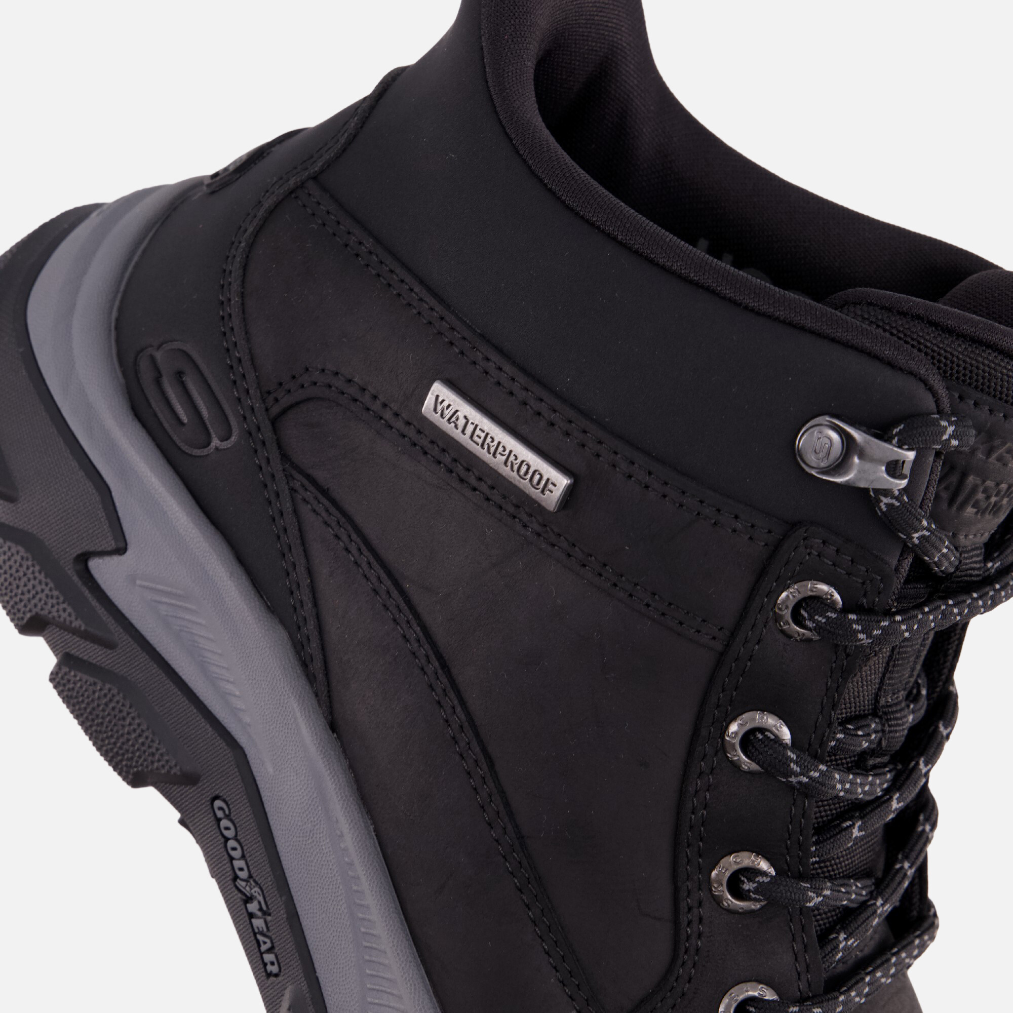 Skechers Slip-ins waterproof veterboots zwart