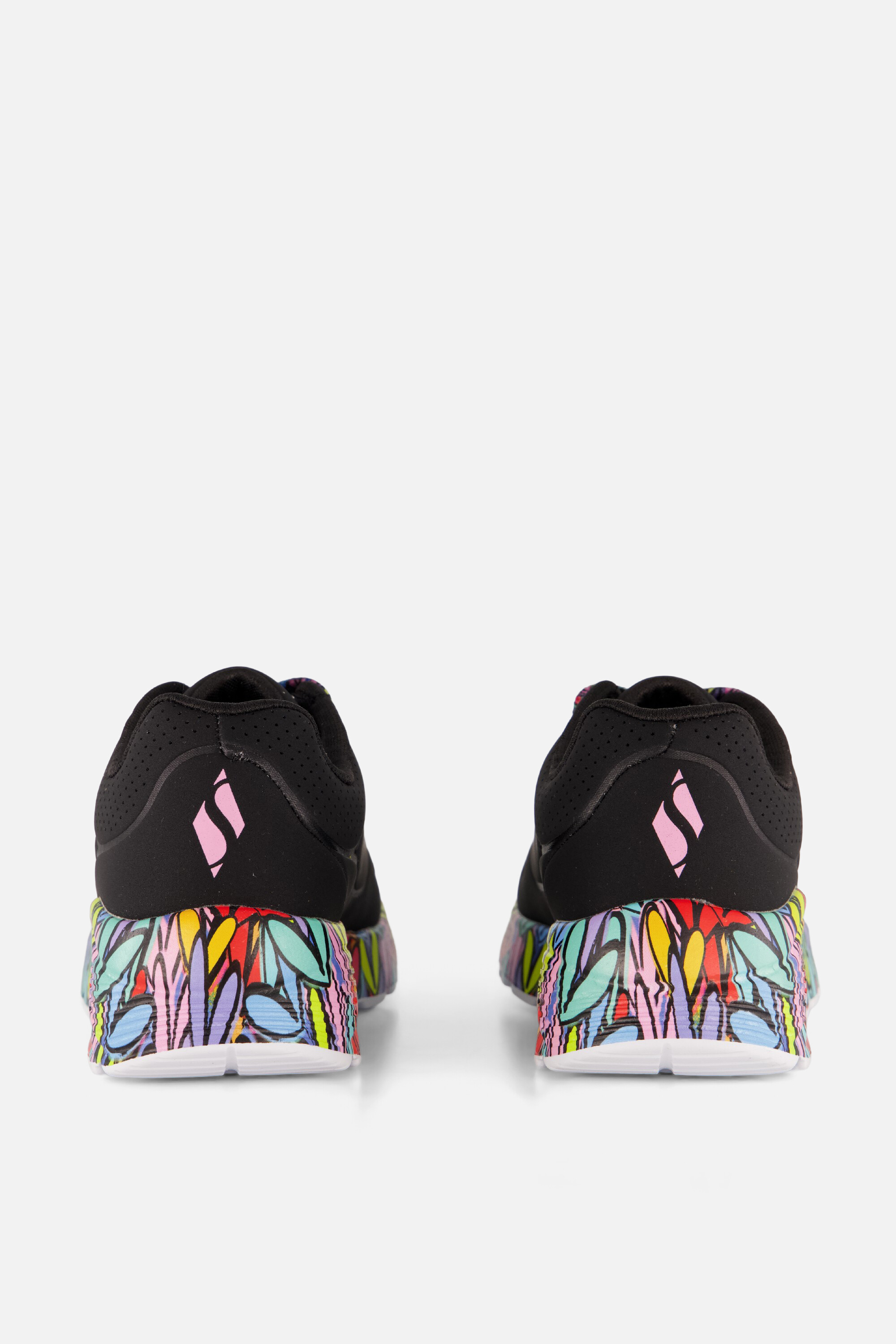 Skechers Uno Lite Sneakers zwart Synthetisch afbeelding 2