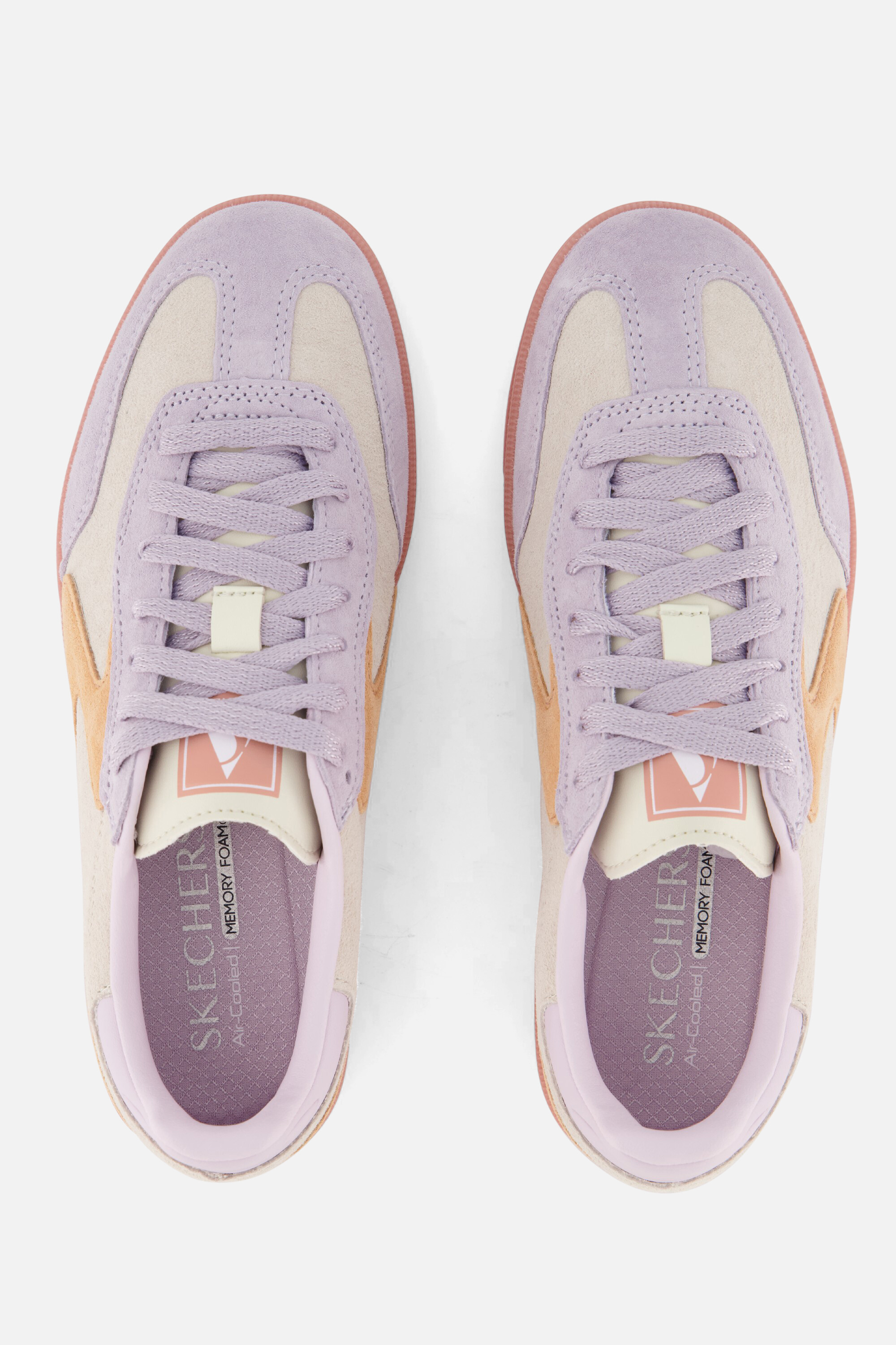 Skechers Hotspot Sneakers beige Suede afbeelding 2
