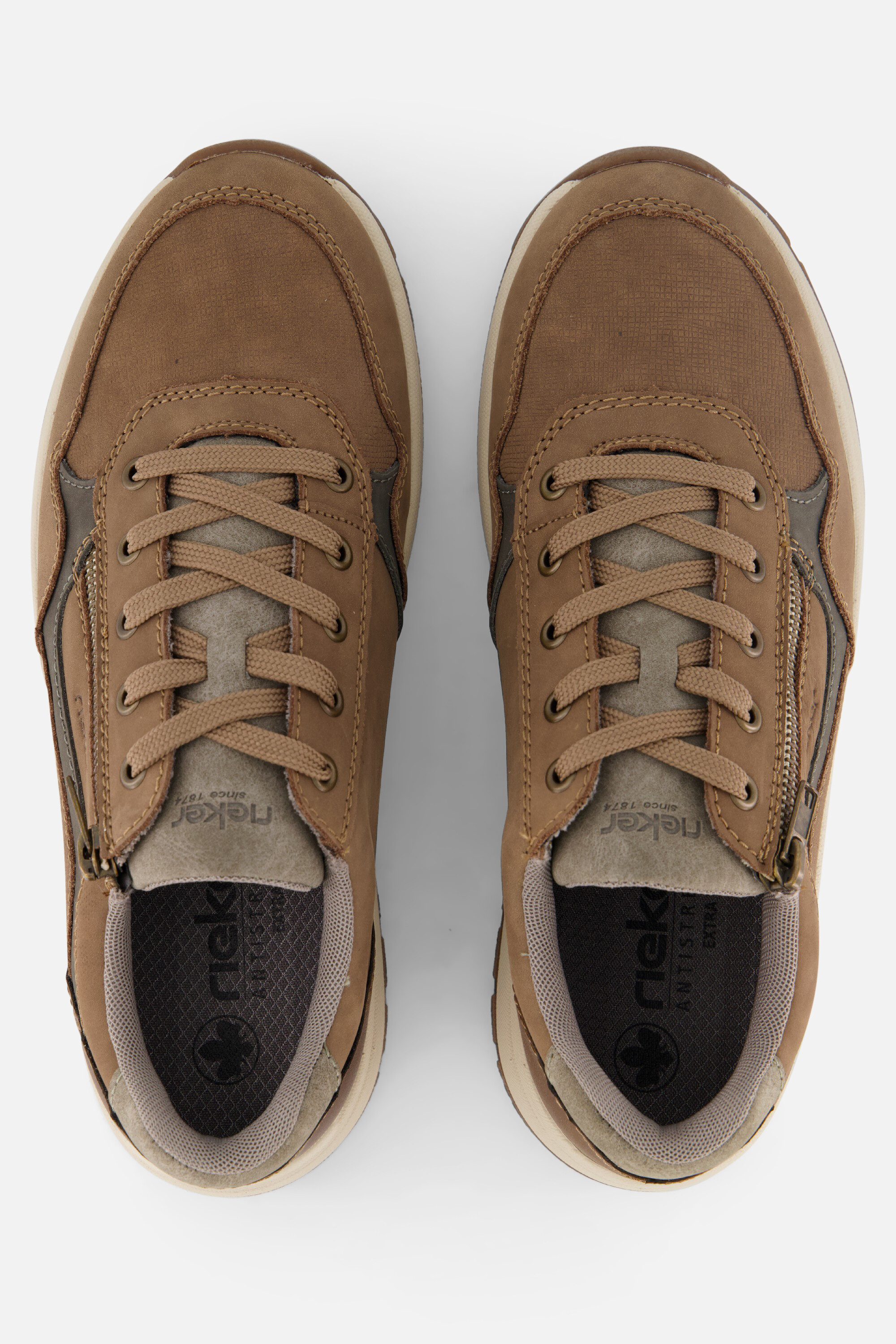 Rieker Terra Sneakers bruin Leer afbeelding 3