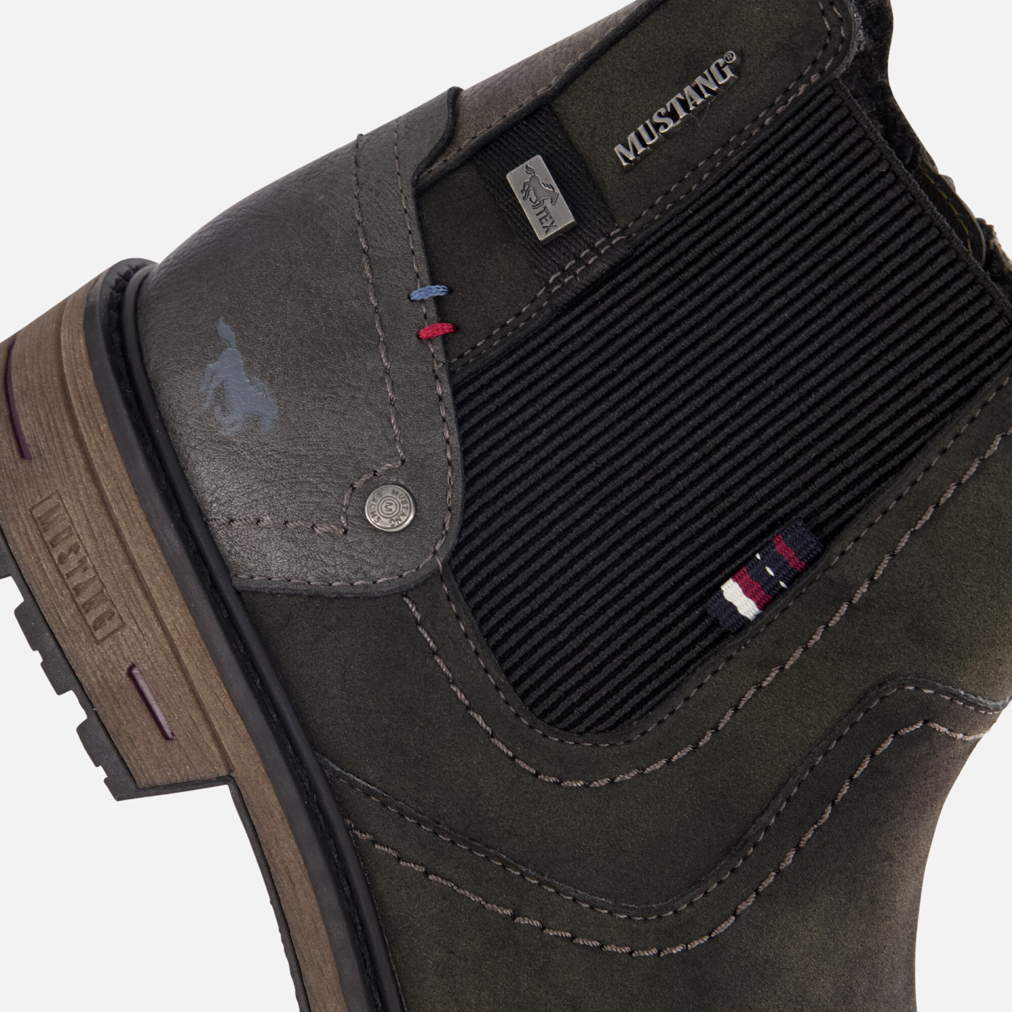 Mustang Chelsea boots zwart Pu afbeelding 4