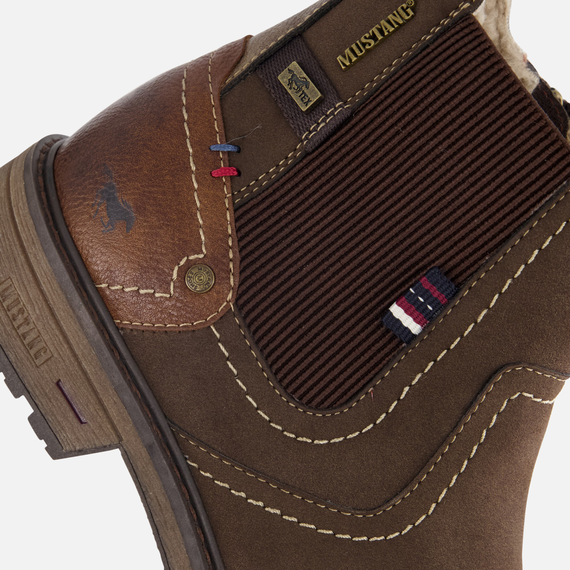 Mustang Chelsea boots bruin Pu afbeelding 4