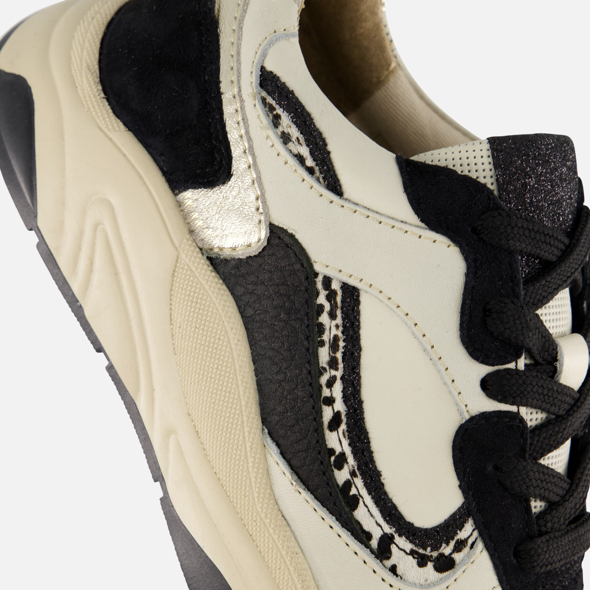 PS Poelman Sneakers zwart Synthetisch afbeelding 4