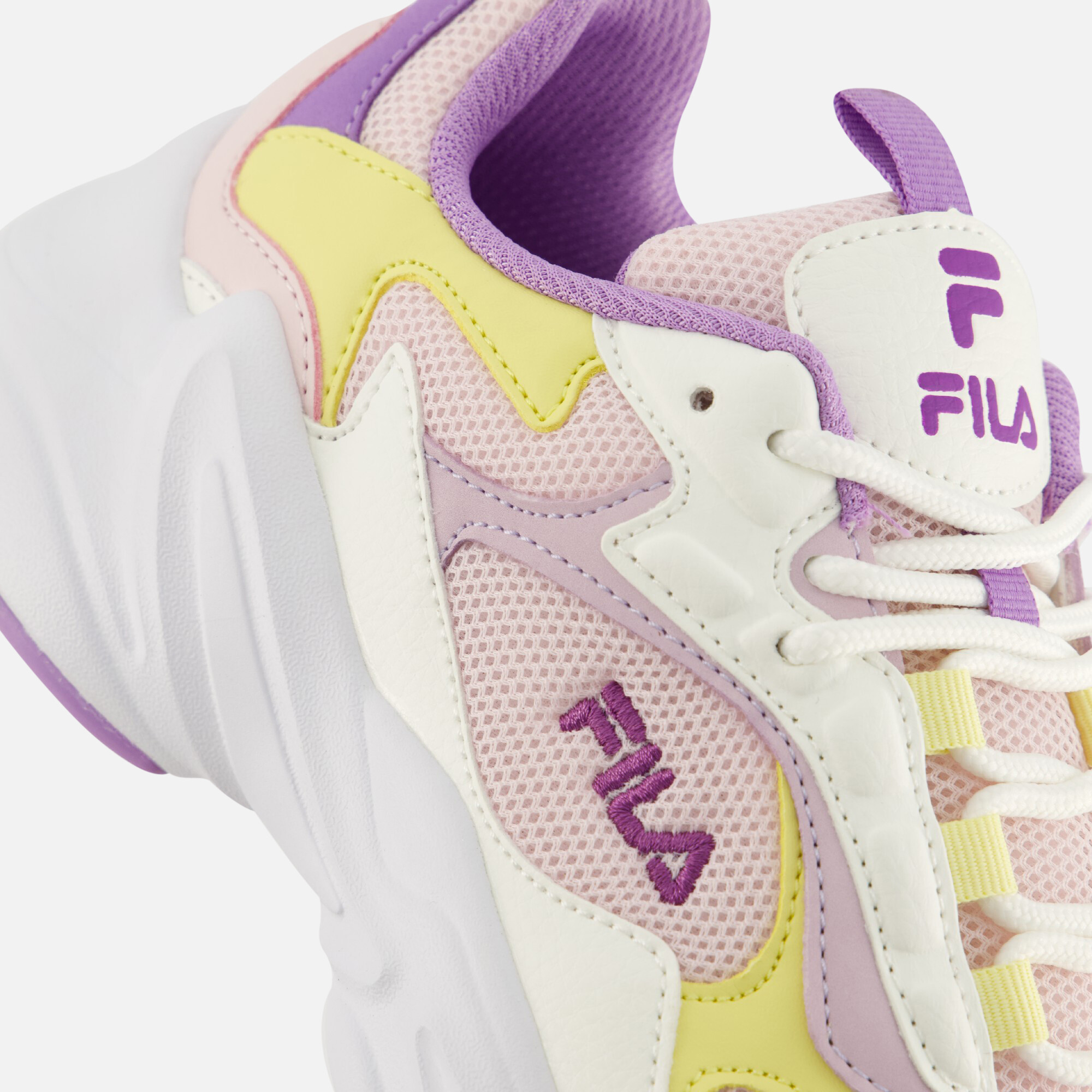 Fila Collene Sneakers wit Imitatieleer afbeelding 4