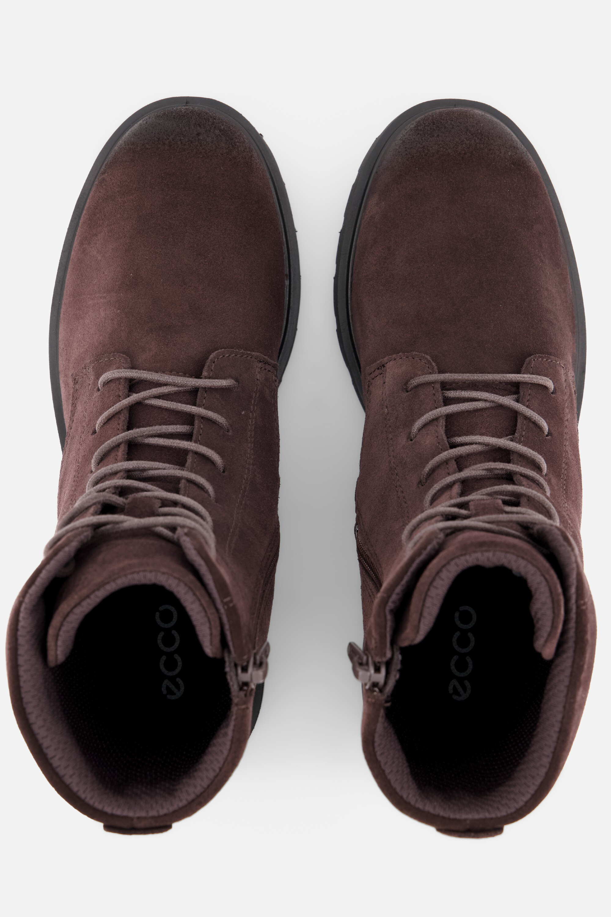 Ecco Metro Vienna Veterboots bruin Suede afbeelding 2
