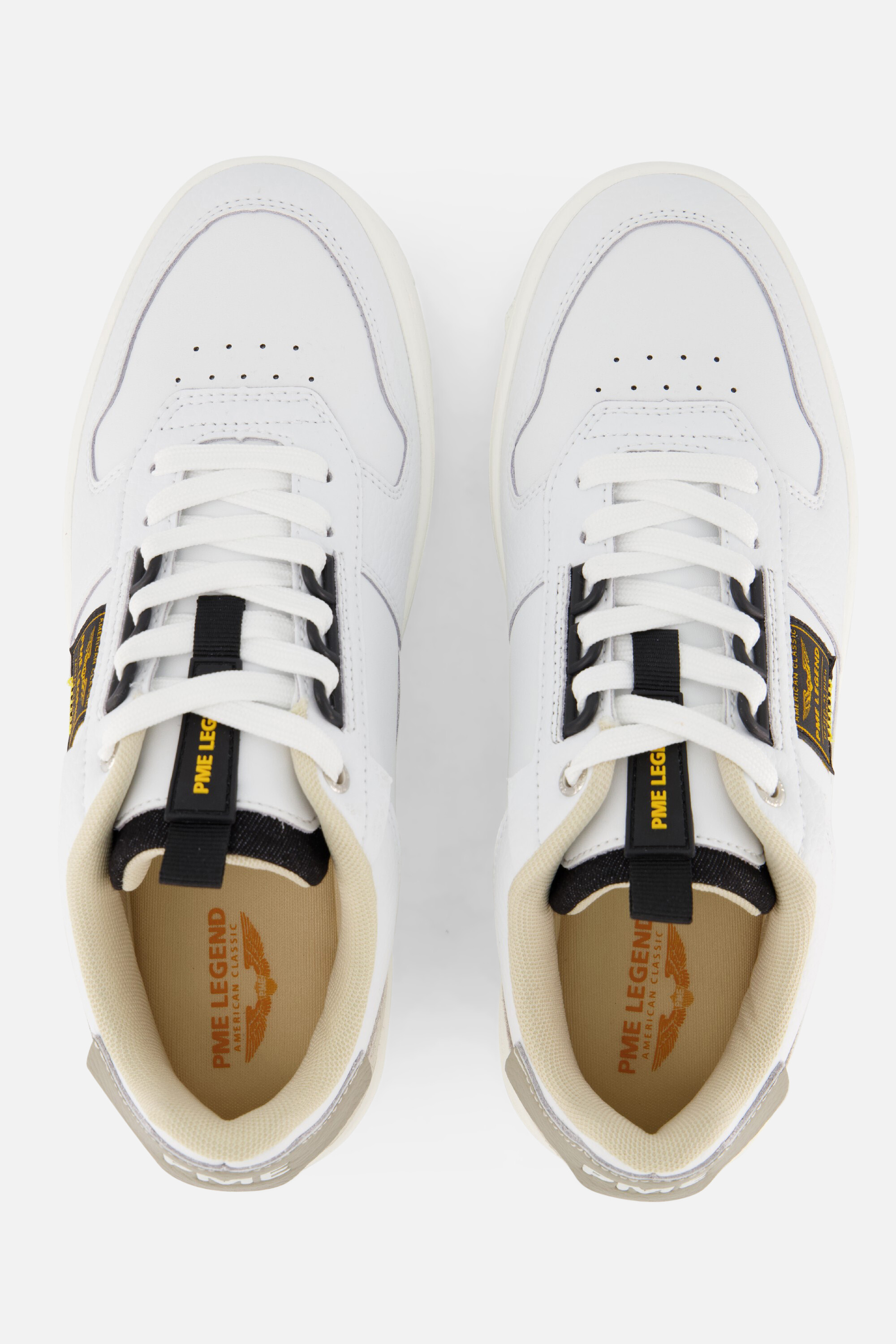 PME Legend Gobbler Sneakers wit Imitatieleer afbeelding 3