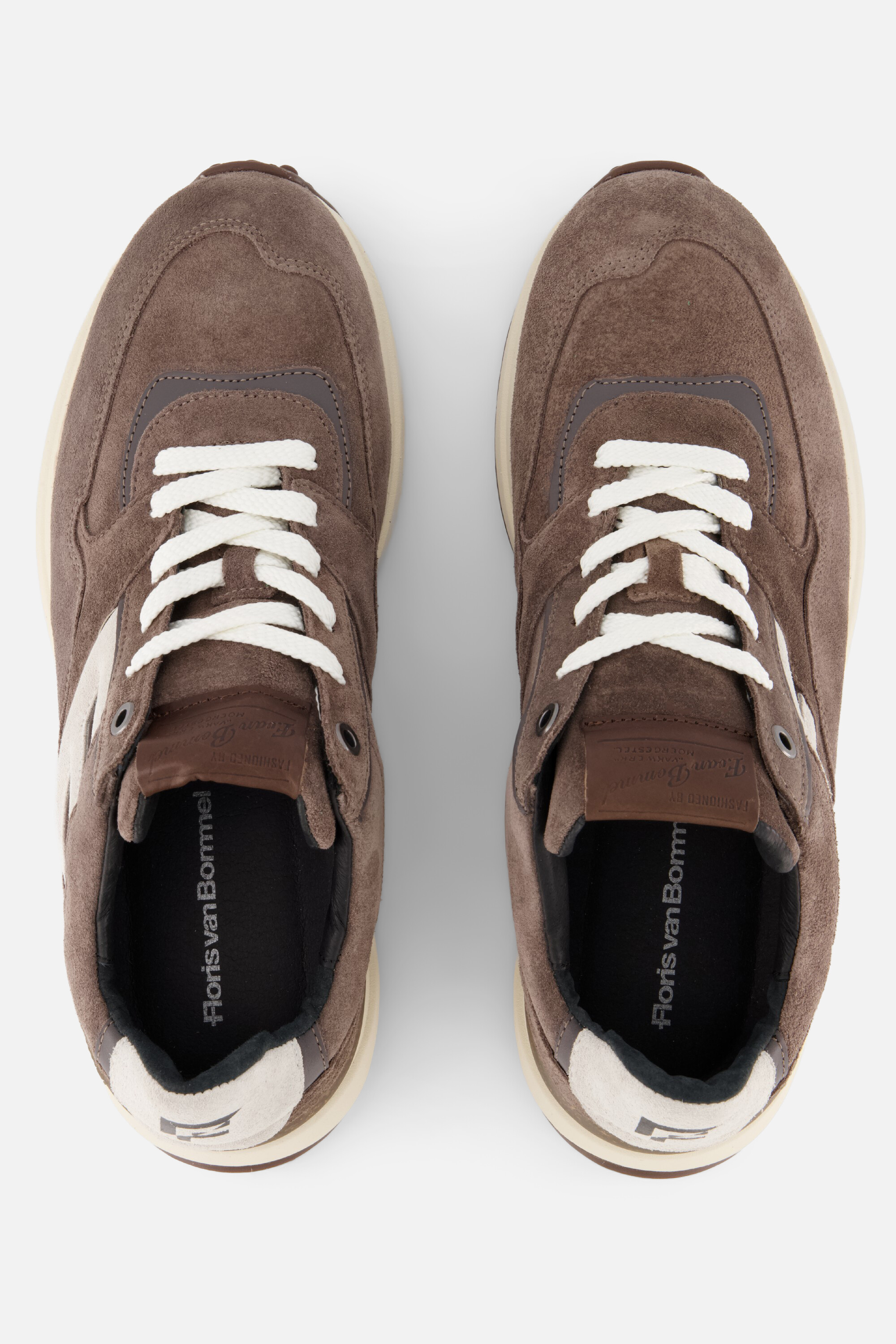 Floris van Bommel Noppi 34.02 Sneakers taupe afbeelding 3