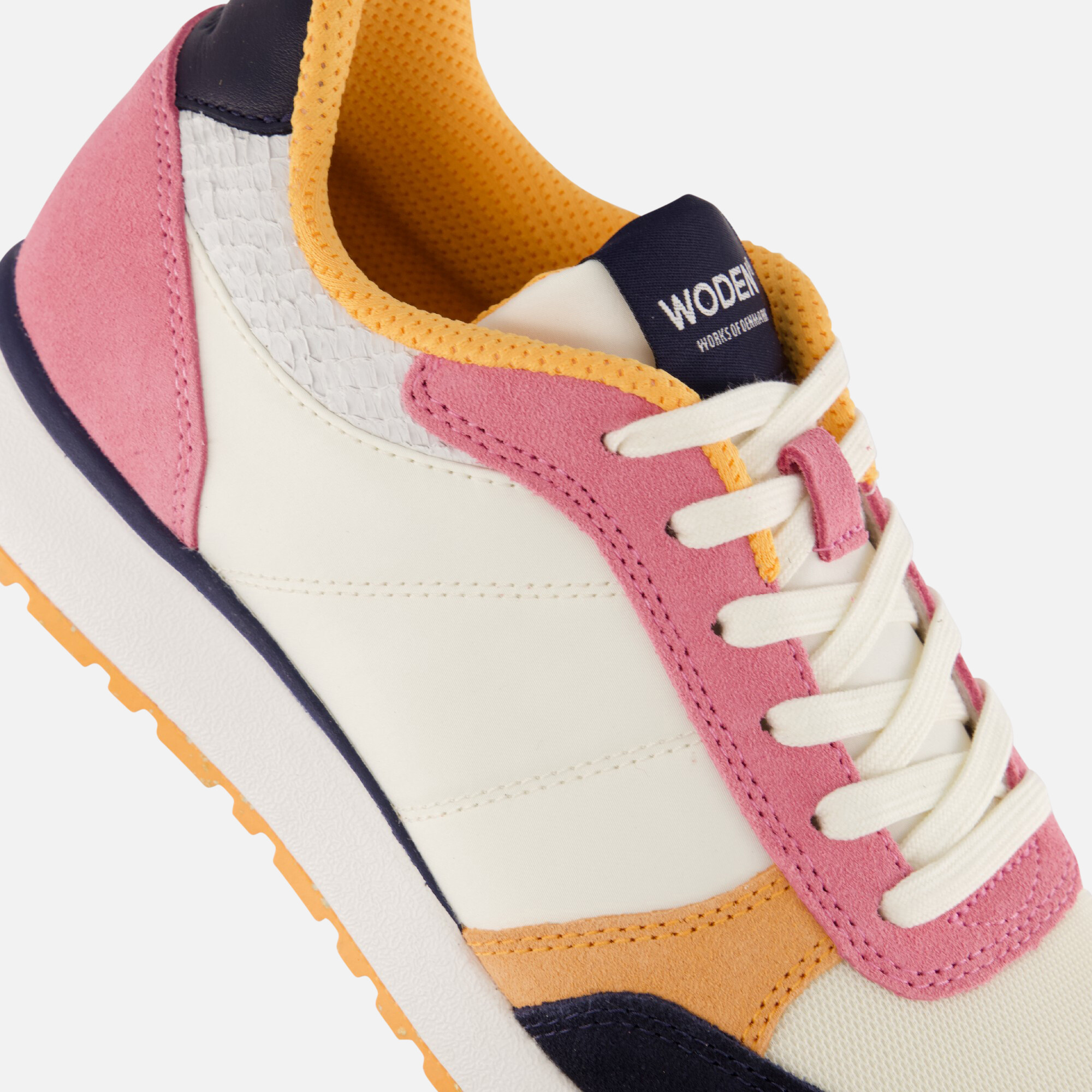 Woden Ronja Sneakers oranje Leer afbeelding 4