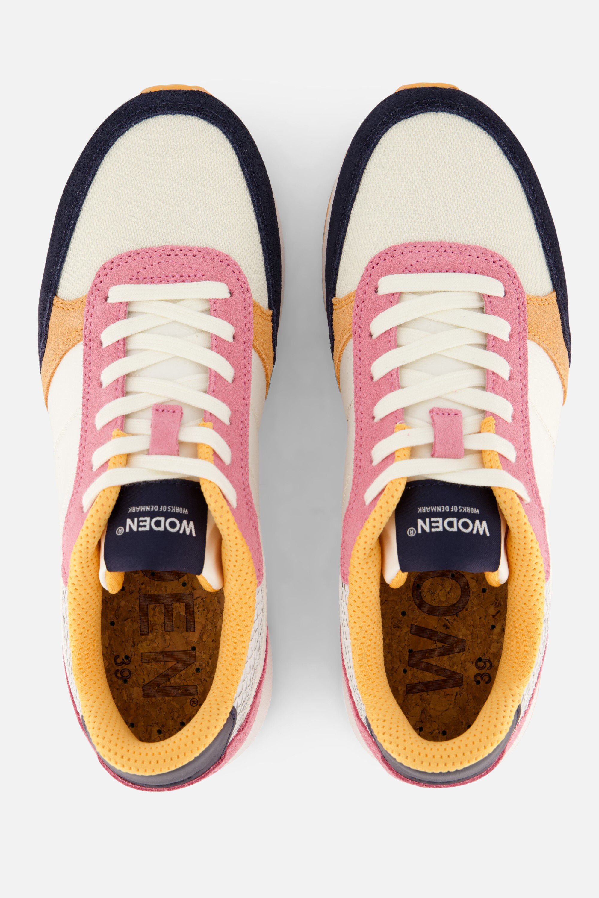 Woden Ronja Sneakers oranje Leer afbeelding 2