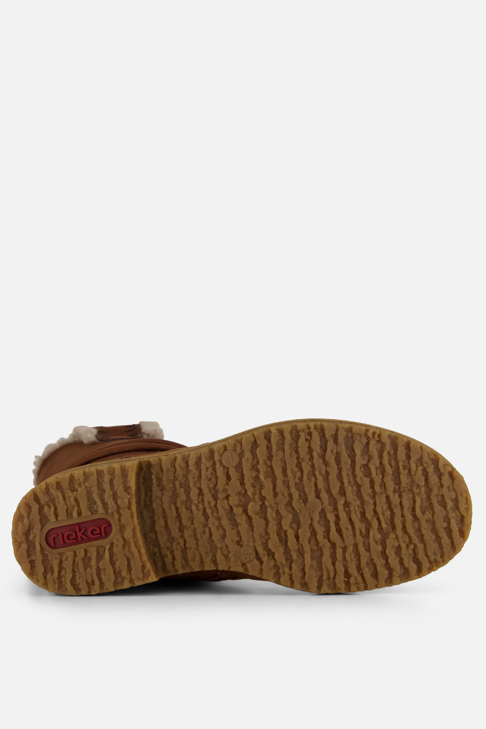 Rieker Enkellaarsjes cognac Imitatiesuede afbeelding 3