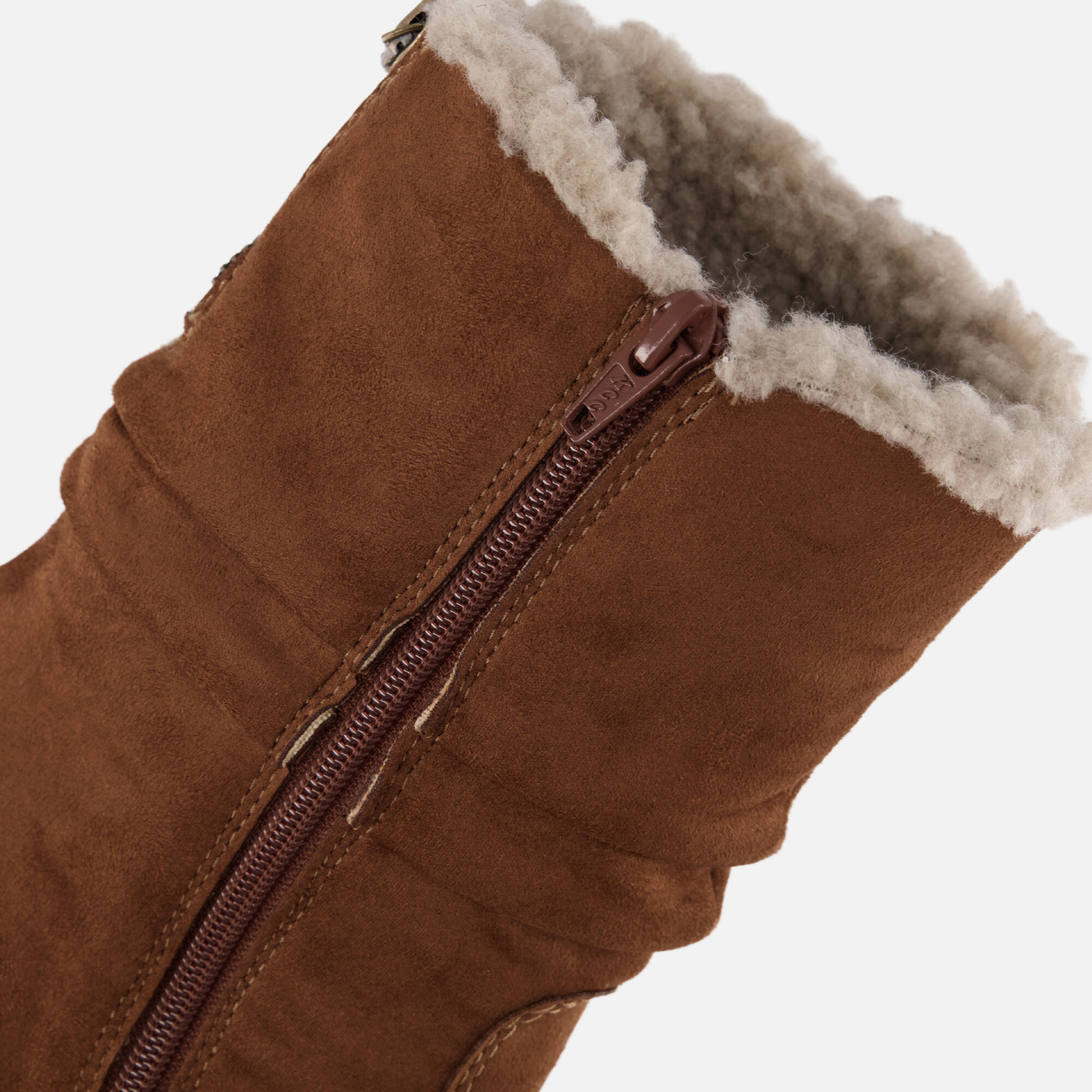 Rieker Enkellaarsjes cognac Imitatiesuede afbeelding 4