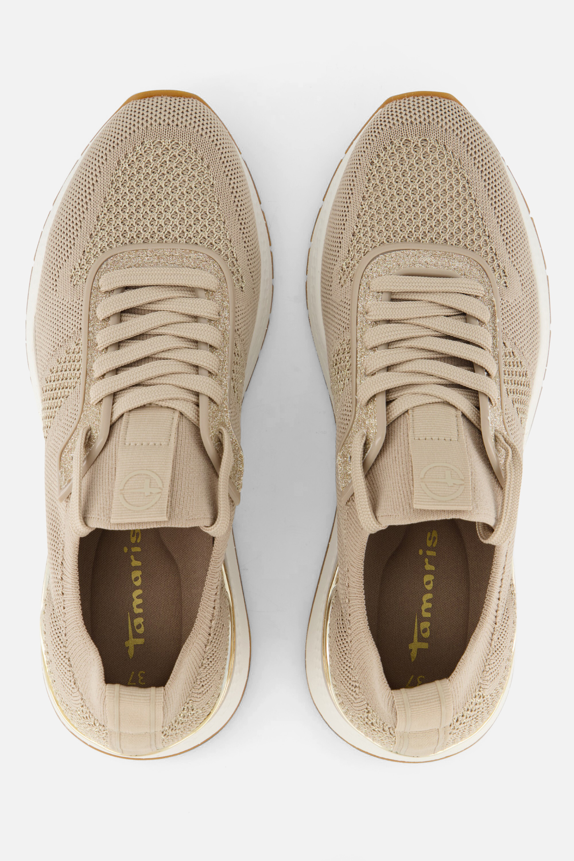 Tamaris Sneakers beige Textiel afbeelding 2