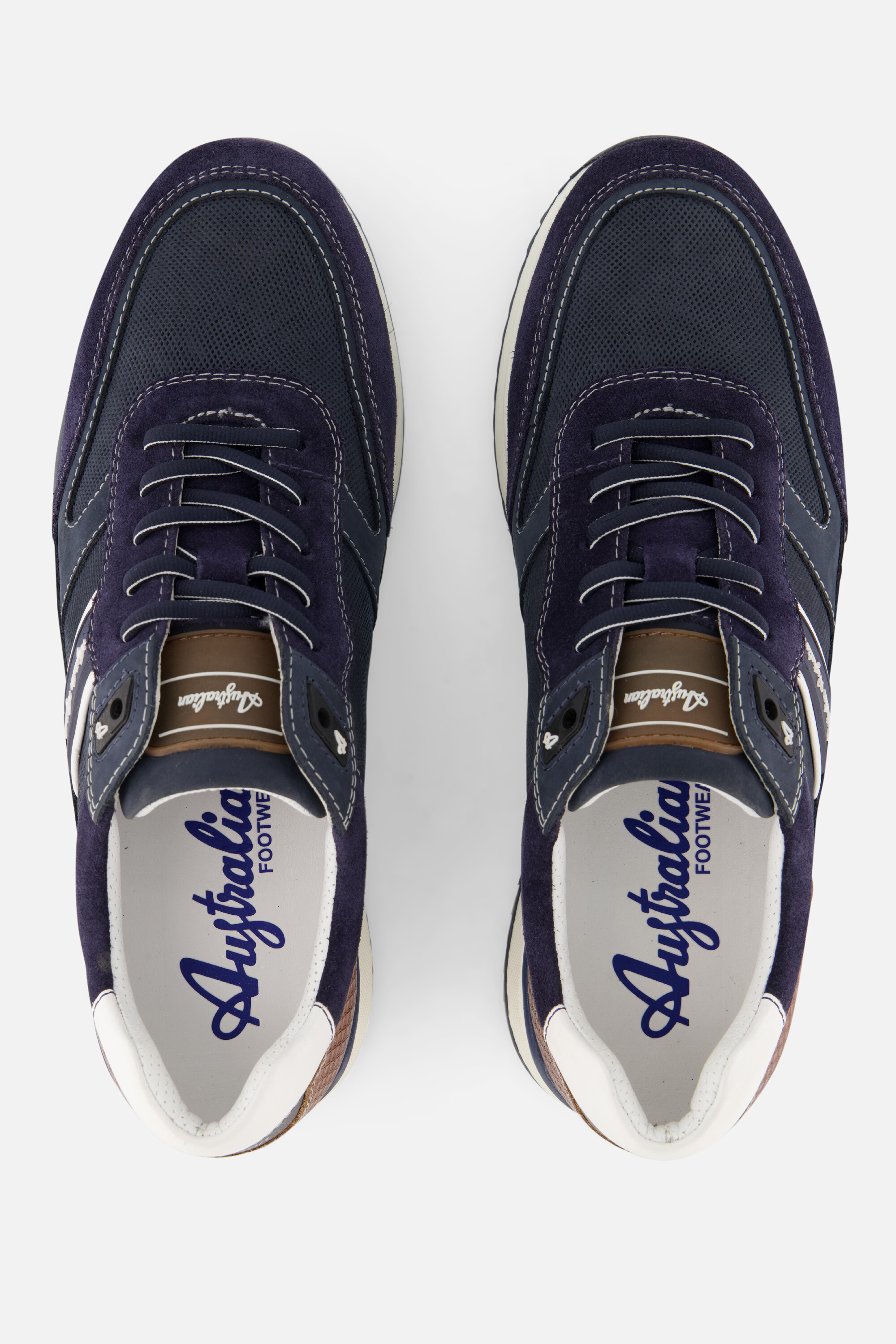 Australian Filmon Sneakers blauw Leer afbeelding 3