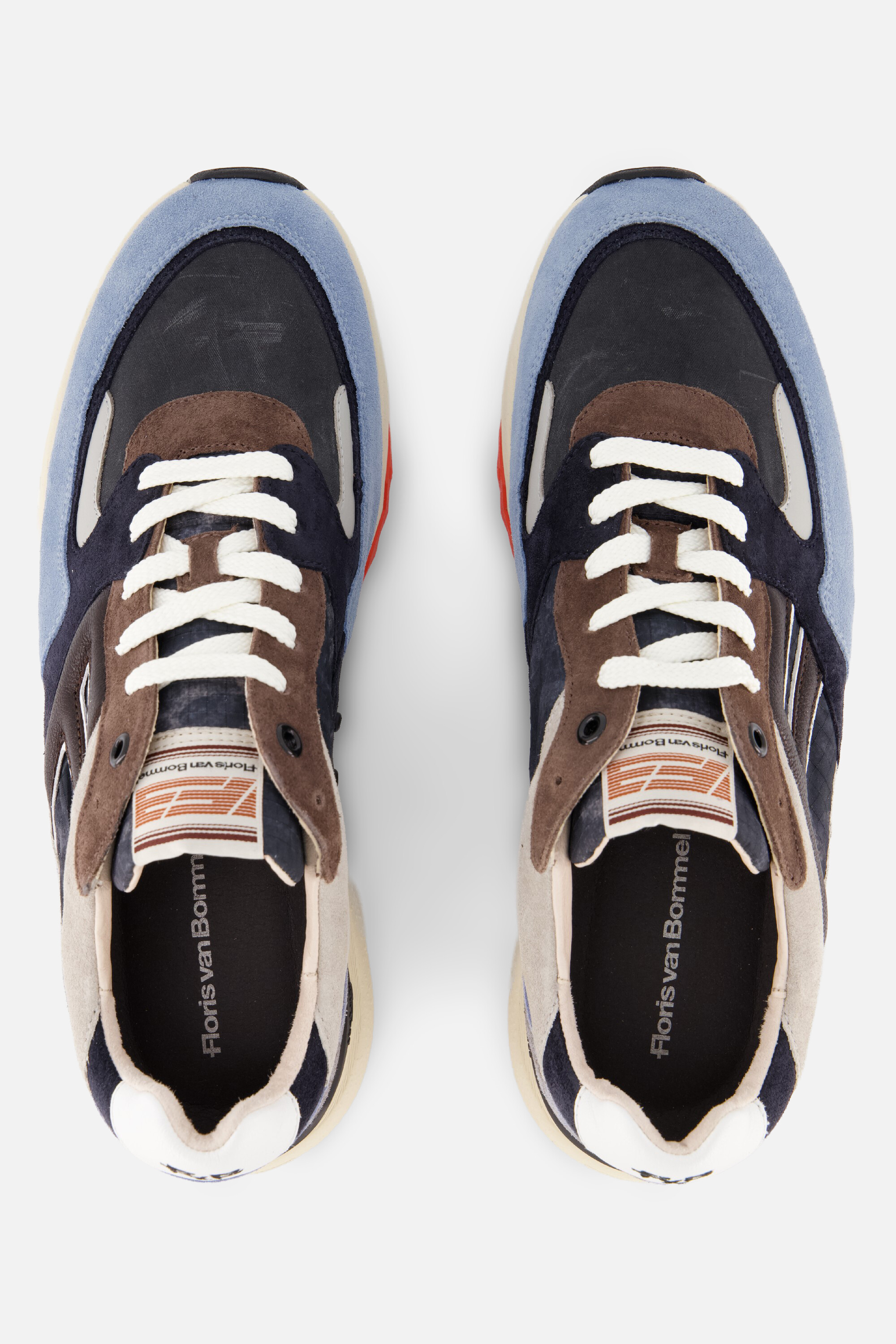 Floris van Bommel de Treener 42.03 Sneakers blauw afbeelding 3