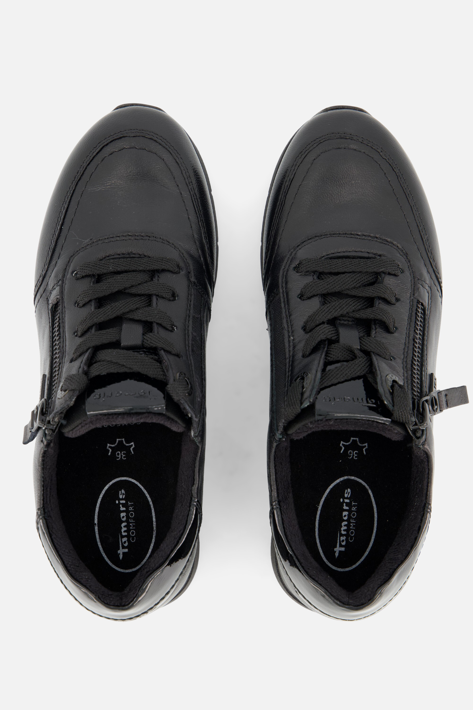 Tamaris Comfort Sneakers zwart Leer afbeelding 2