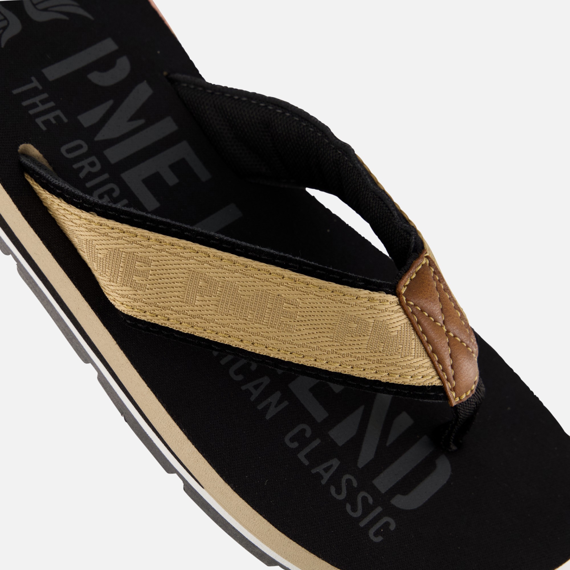 PME Legend Jetflap Slippers taupe Nylon afbeelding 4