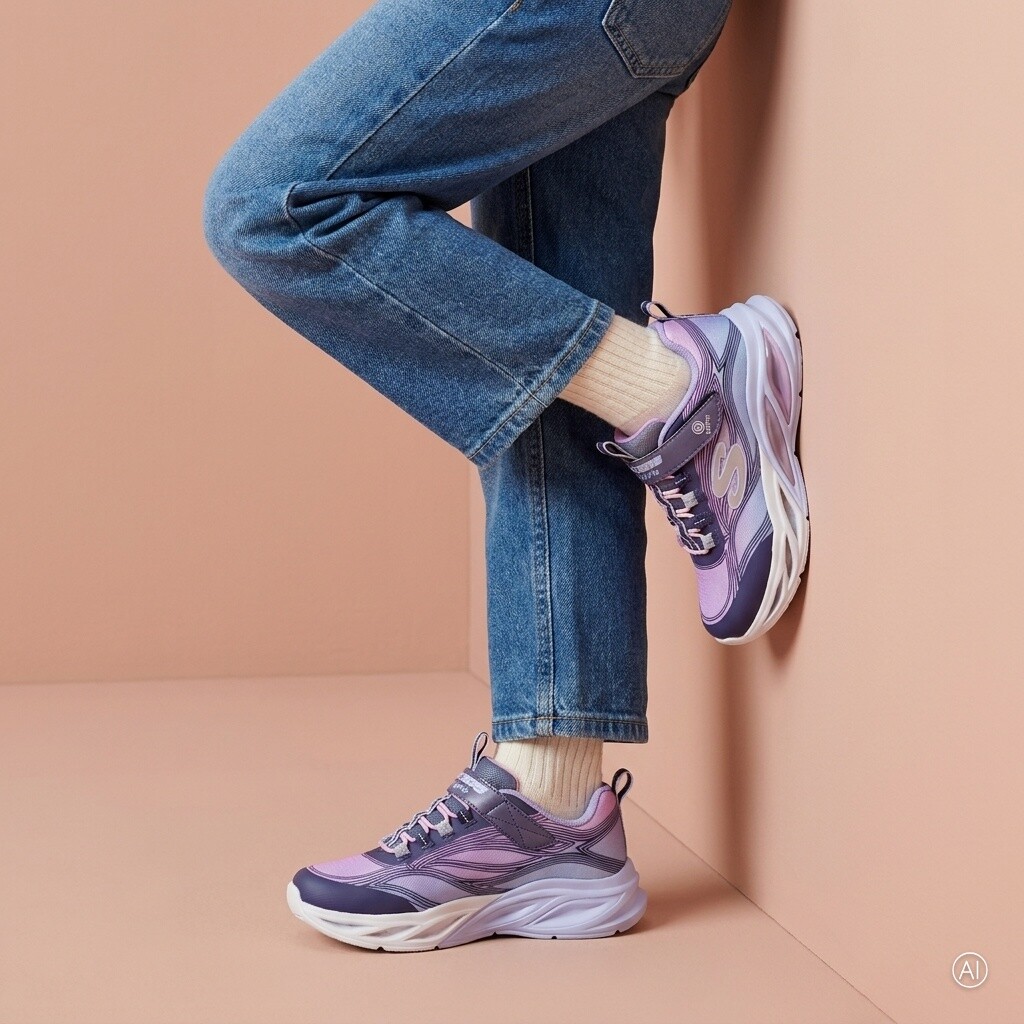 Skechers Skechers S-lights Cosmic Glow Sneakers paars