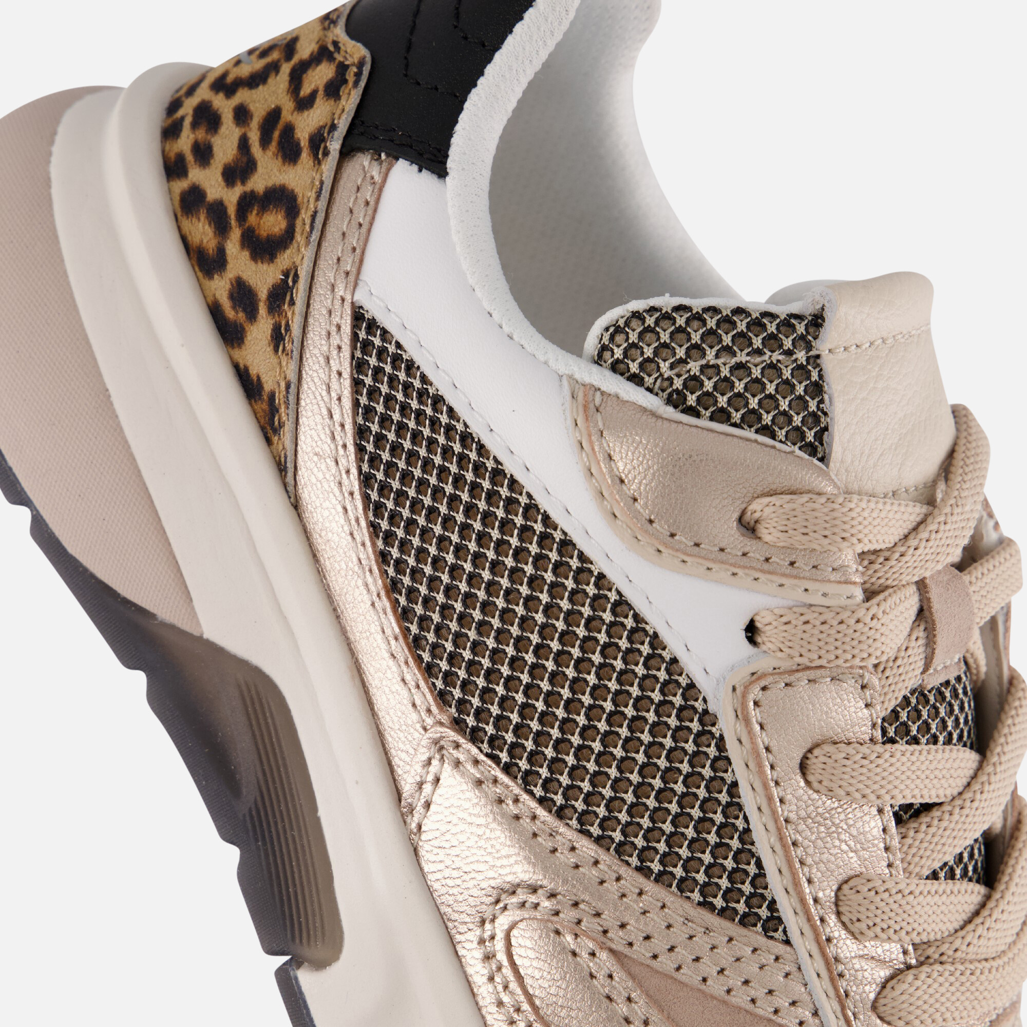 Gabor Rollingsoft Sneakers beige Leer afbeelding 4
