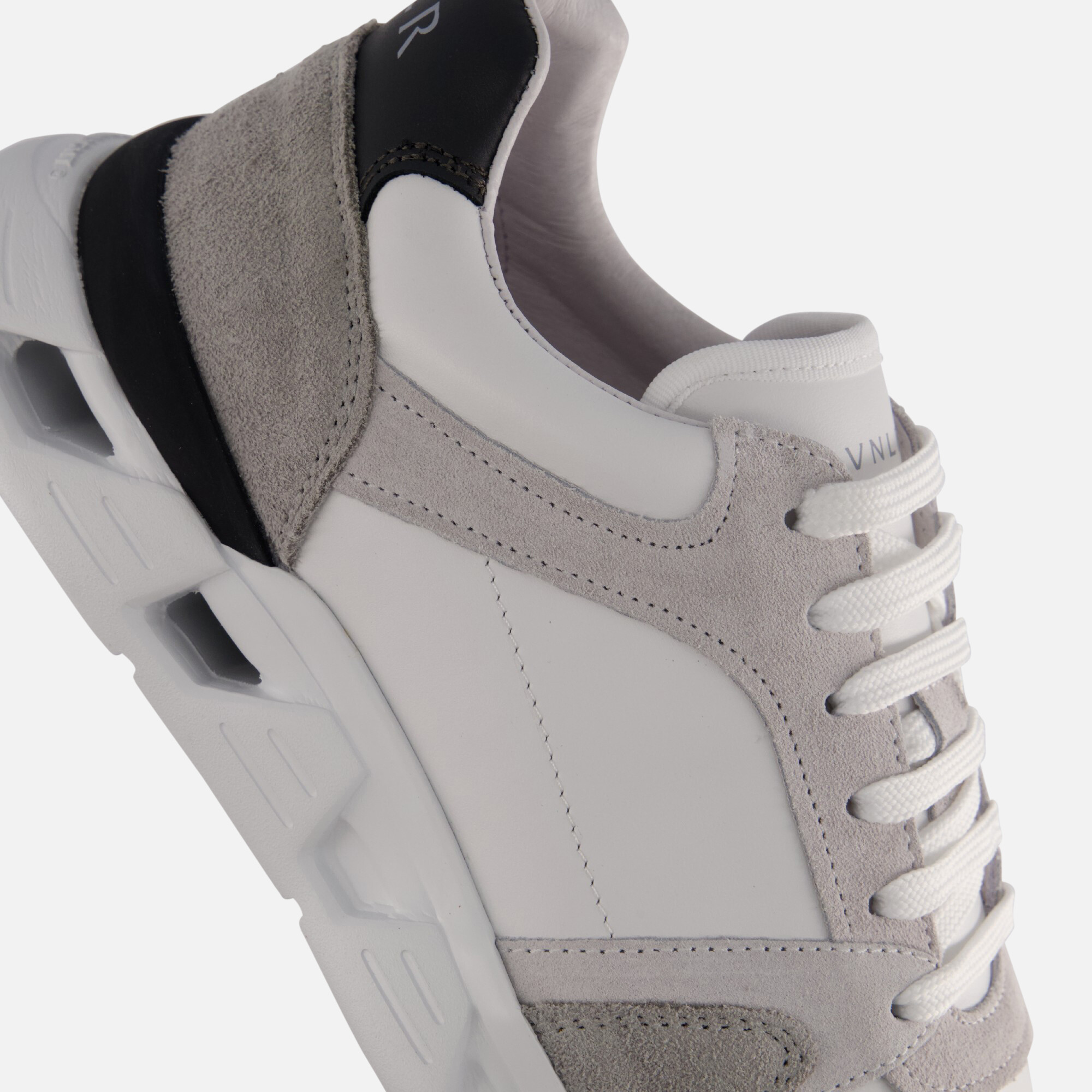 Van Lier Ovada Sneakers wit Leer afbeelding 4
