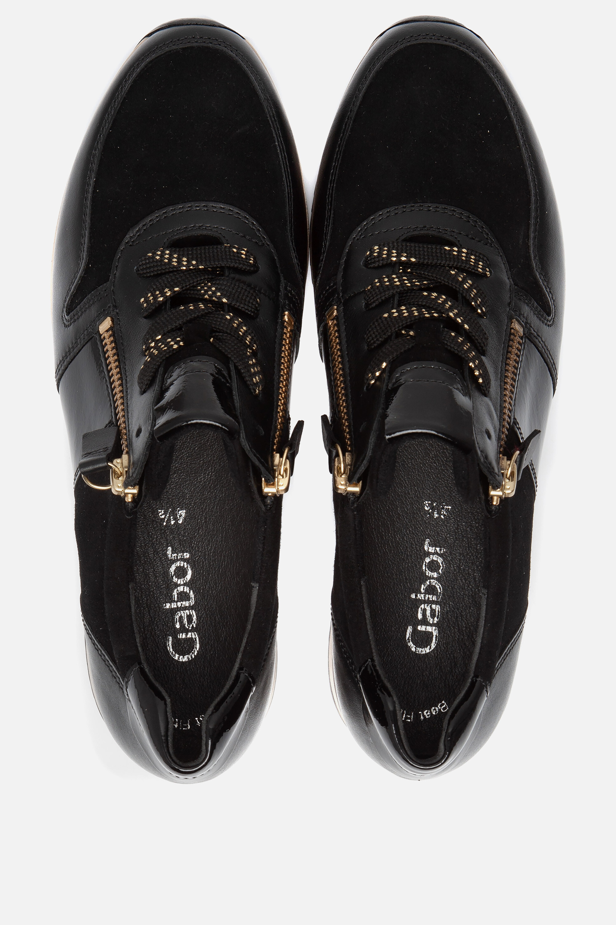 Gabor Sneakers zwart Leer afbeelding 2