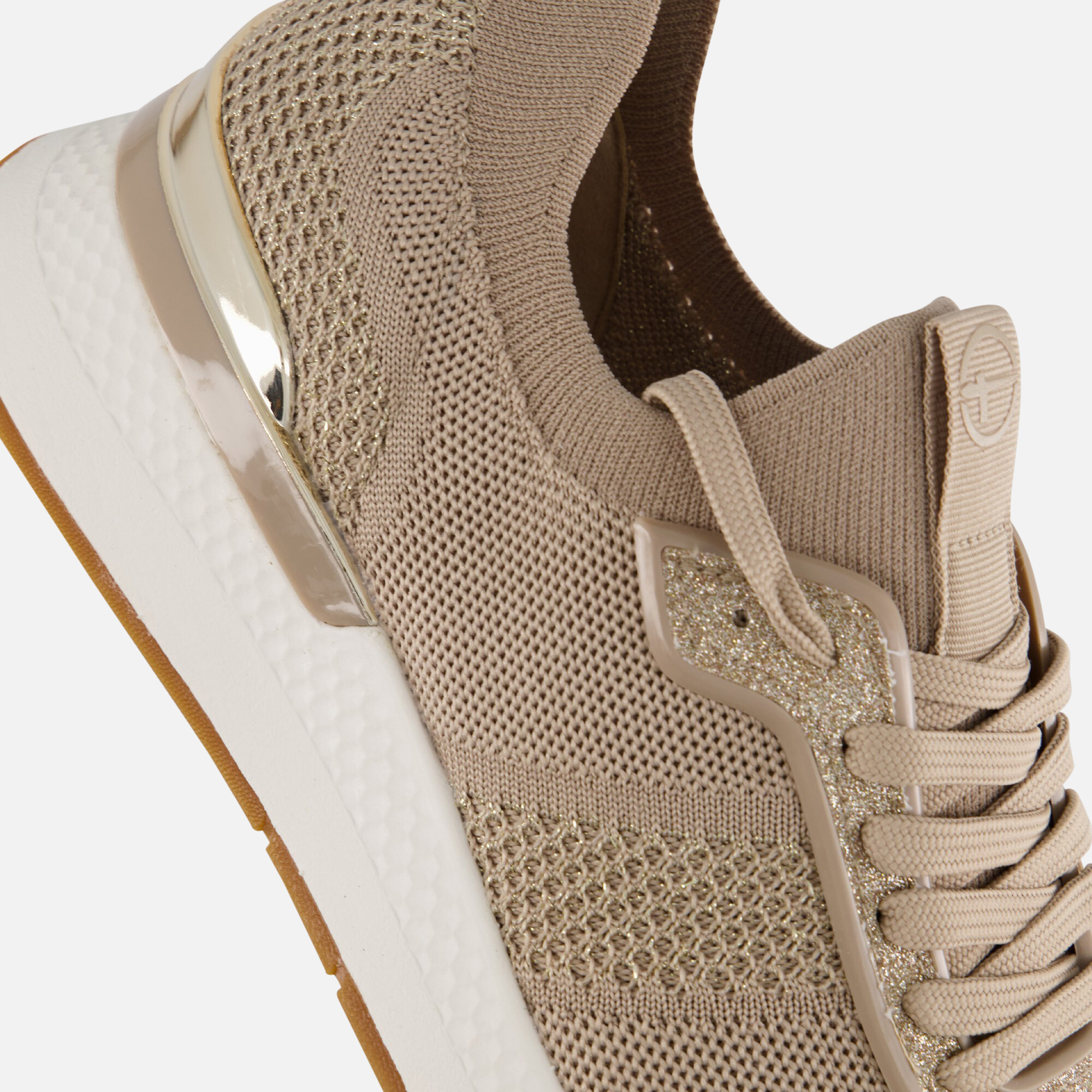 Tamaris Sneakers beige Textiel afbeelding 4