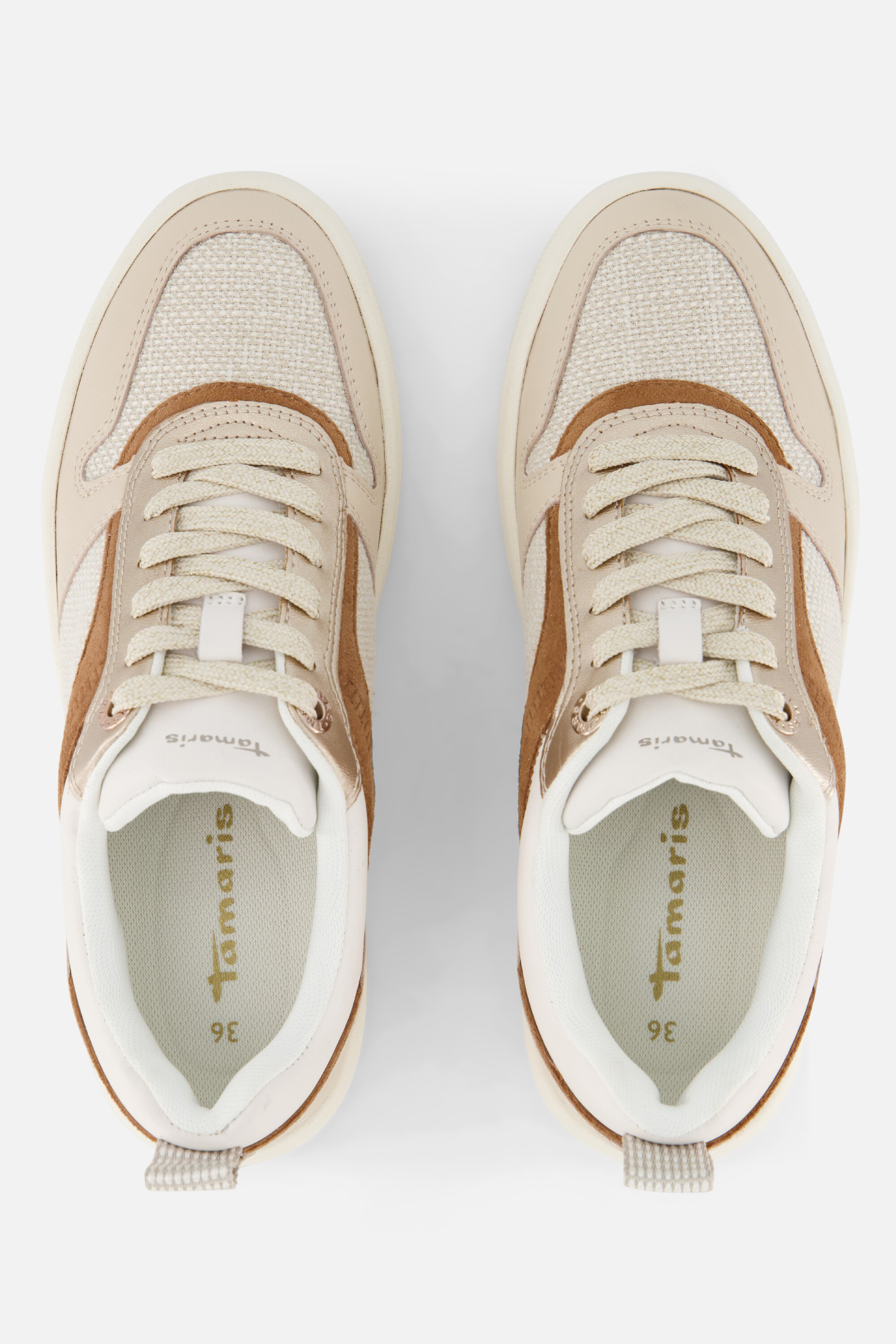 Tamaris Sneakers beige Synthetisch afbeelding 2