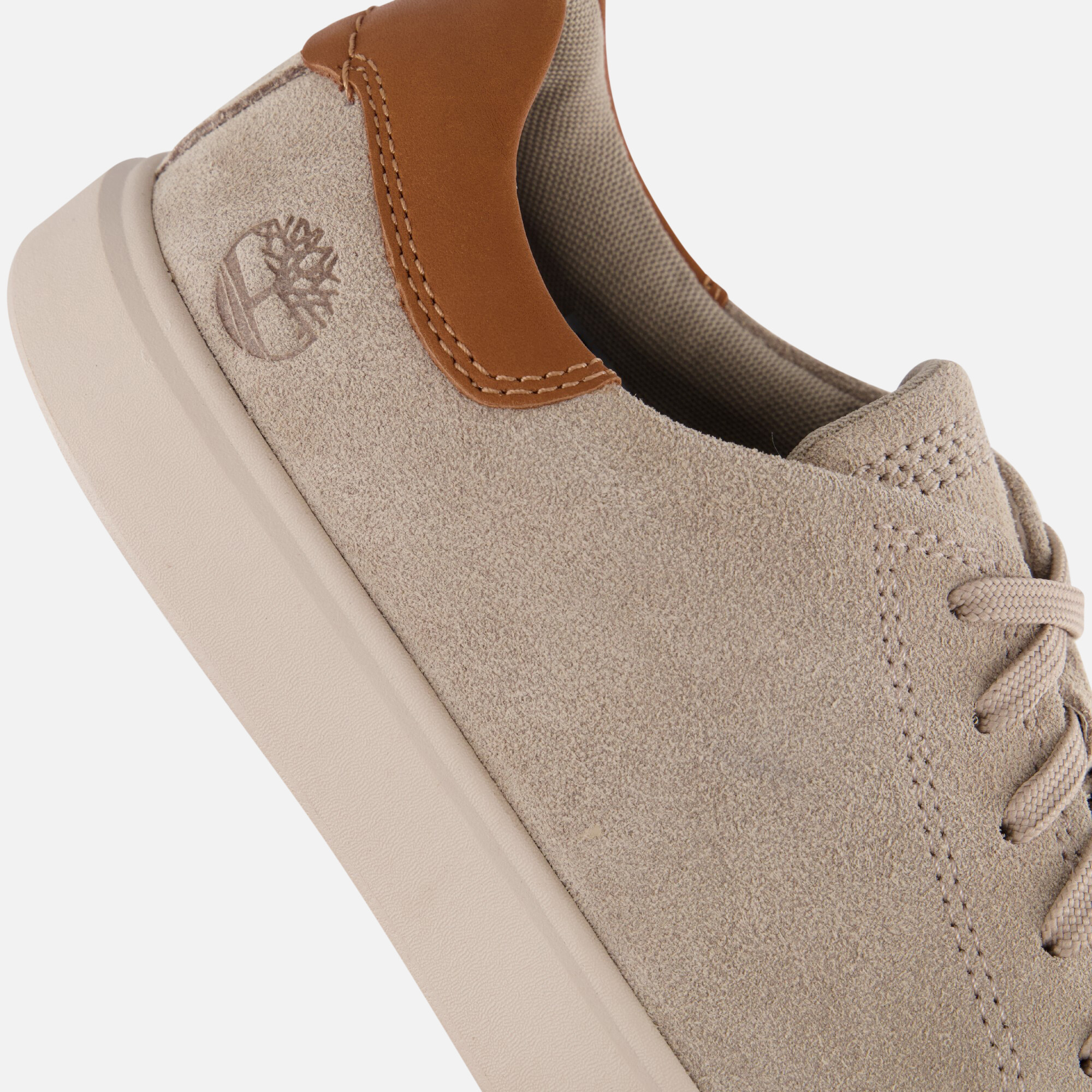 Timberland Emerson Street Sneakers taupe Leer afbeelding 4