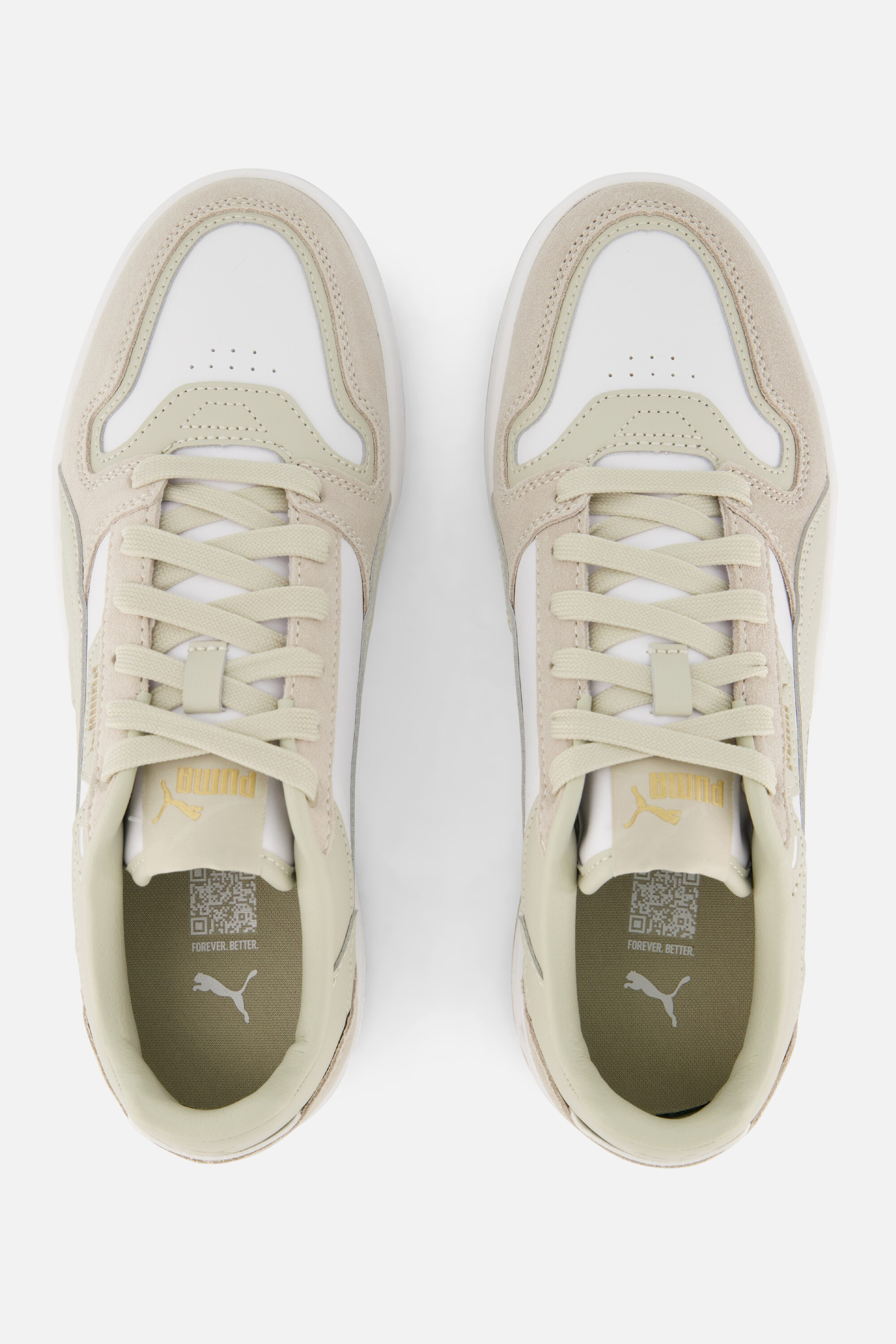 Puma Court Classis Sneakers beige Synthetisch afbeelding 3