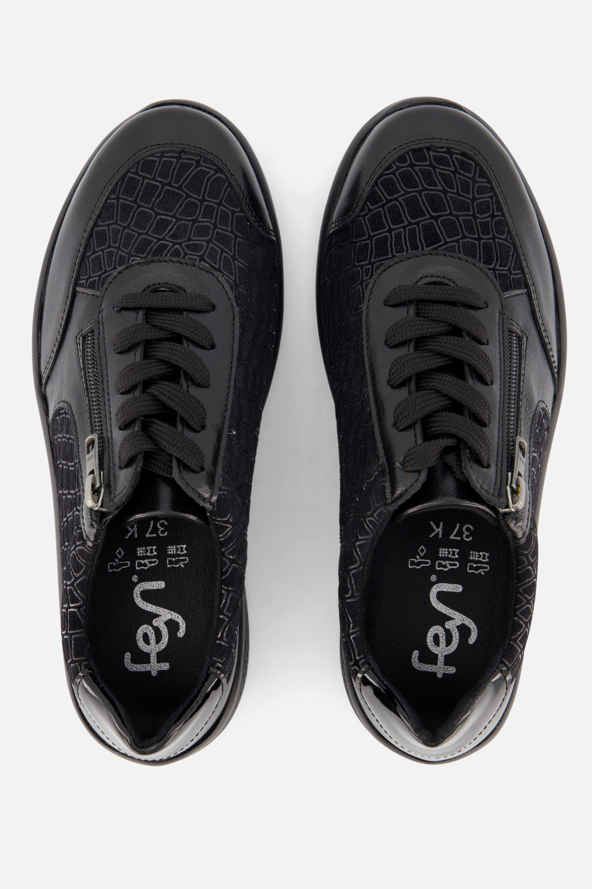 Feyn Stretch Sneakers zwart Synthetisch afbeelding 2