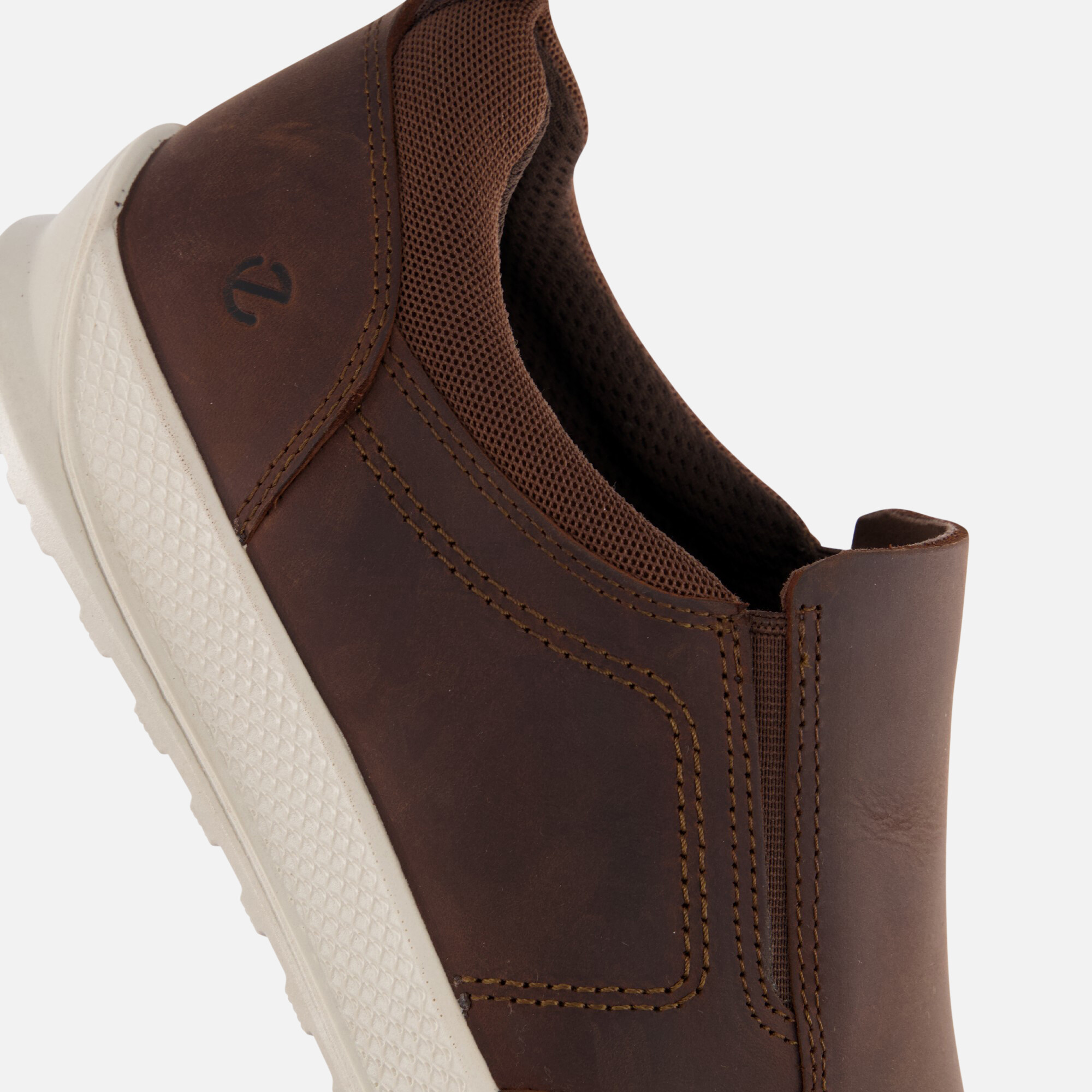 Ecco Byway Instappers cognac Leer afbeelding 4