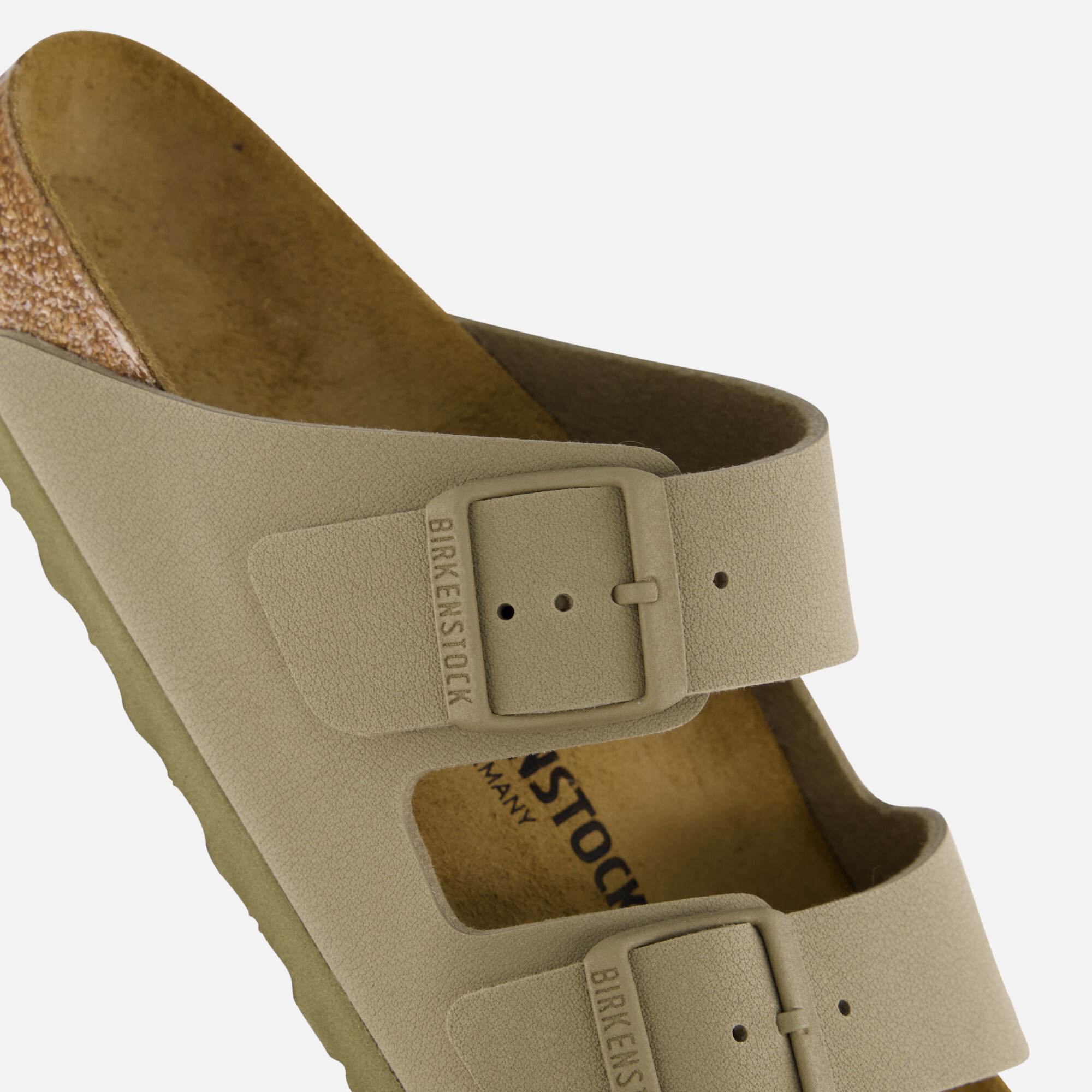 Birkenstock Arizona Slippers beige Synthetisch afbeelding 3