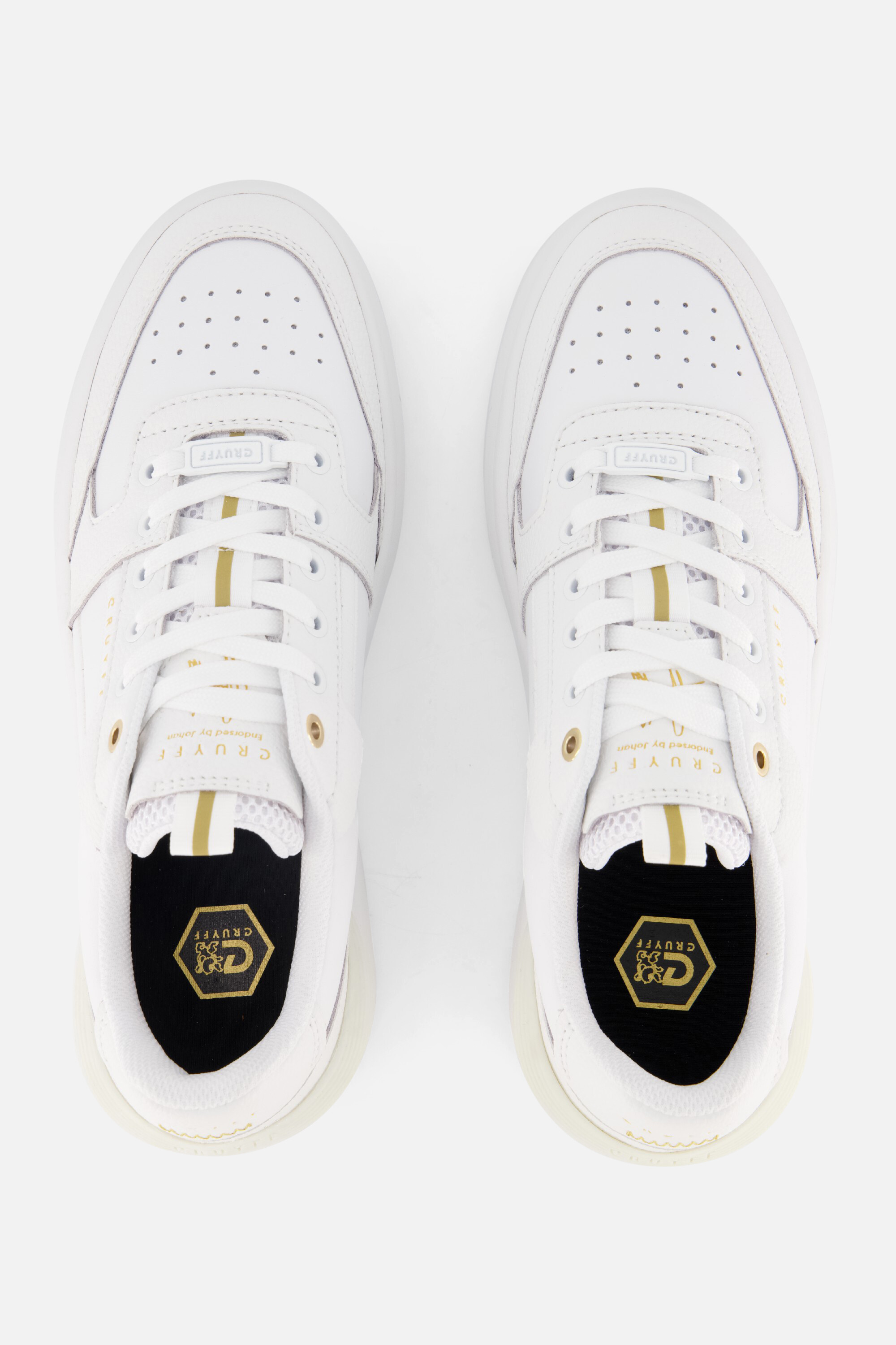 Cruyff Endorsed Tennis Sneakers wit Synthetisch afbeelding 3