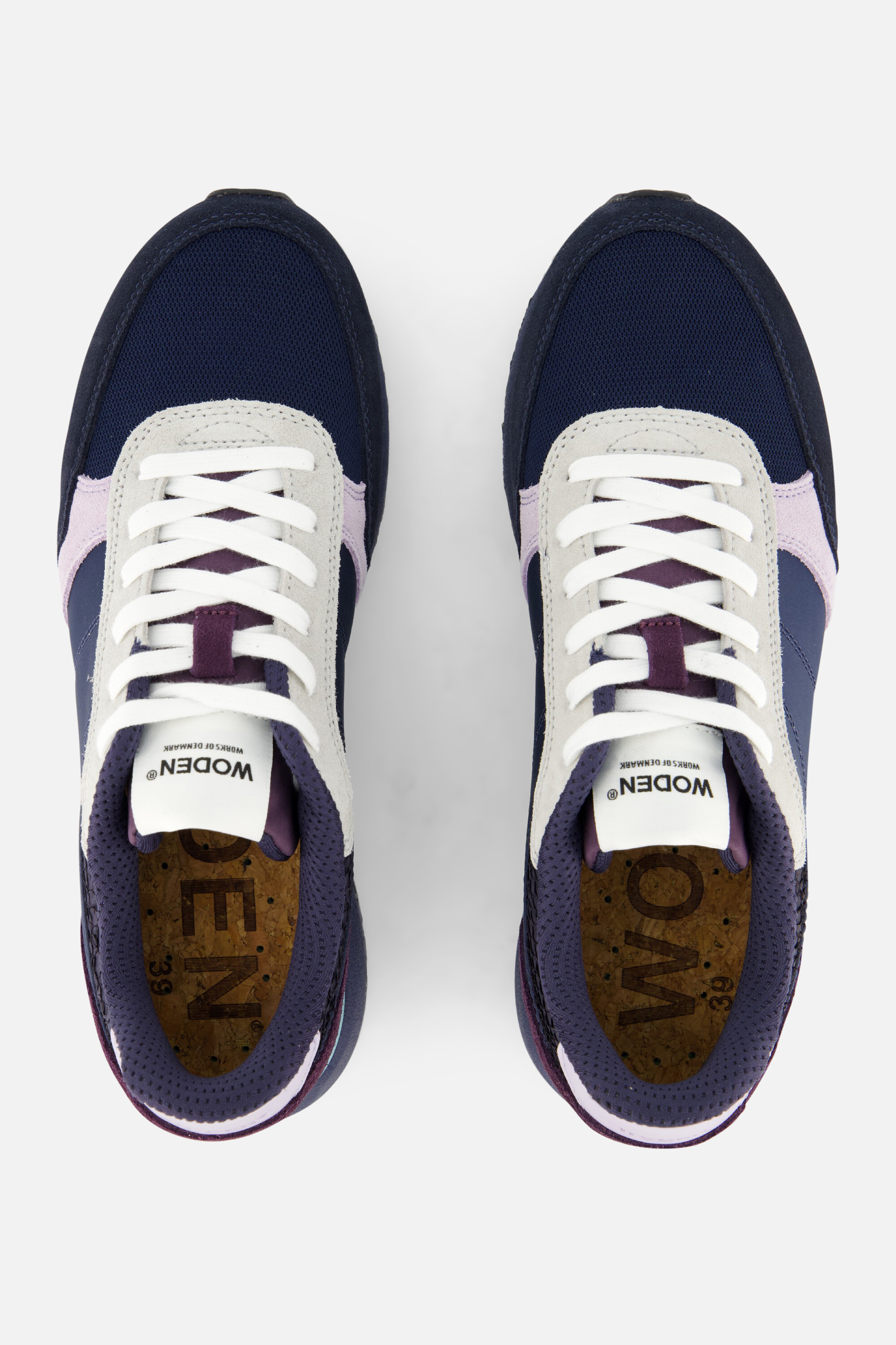 Woden Ronja Sneakers blauw Leer afbeelding 2