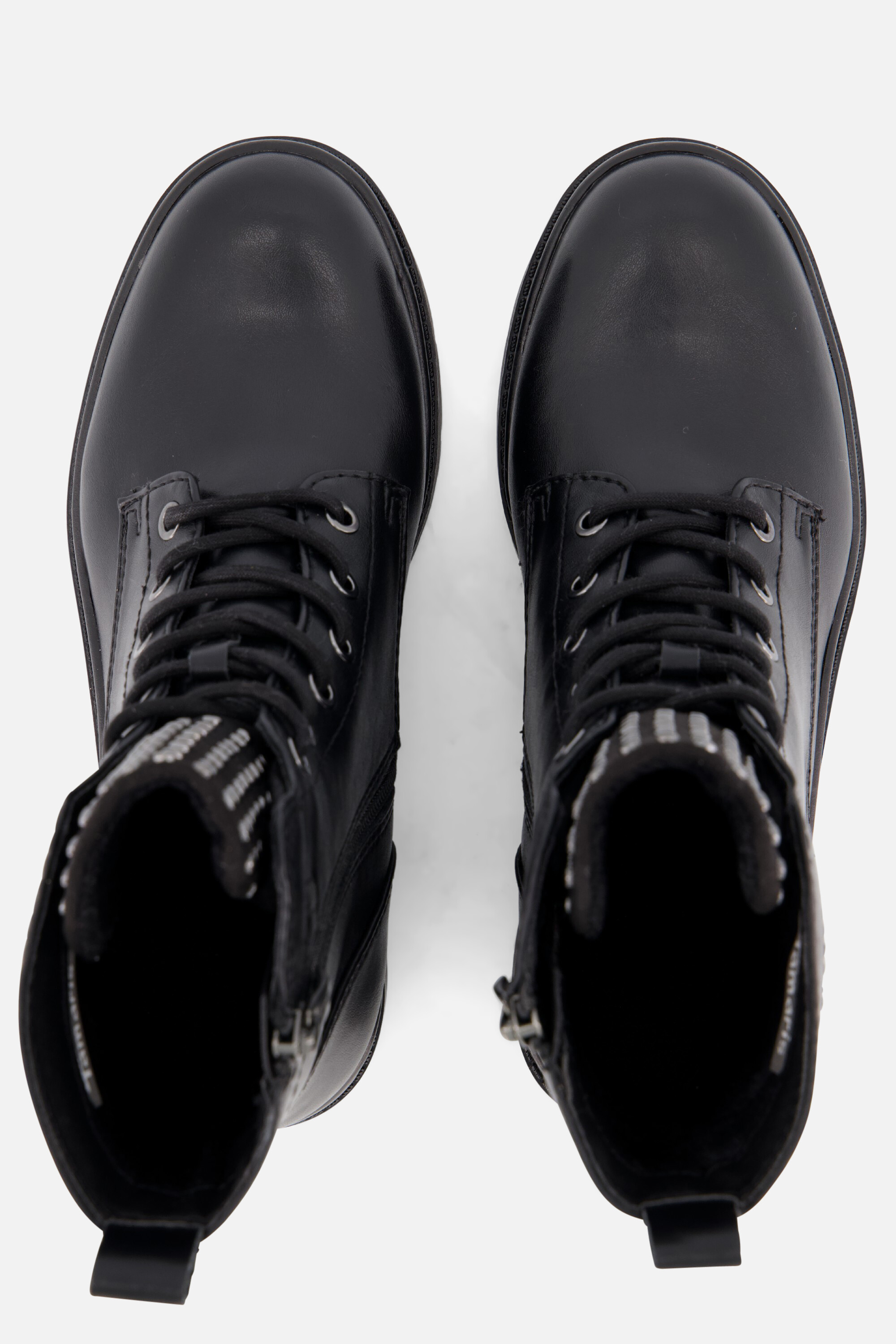 Tamaris Veterboots zwart Textiel afbeelding 2