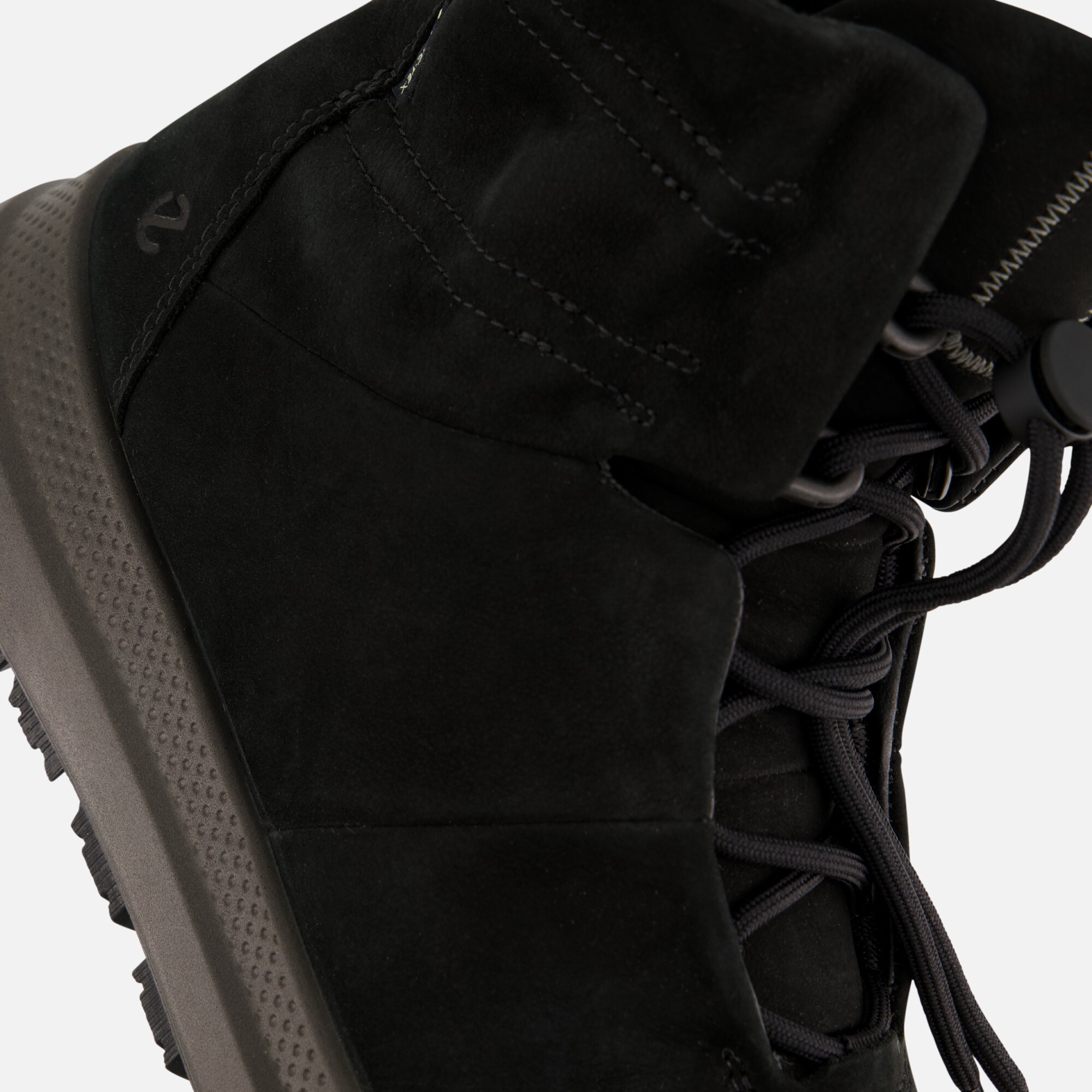 Ecco Solice Veterboots zwart Nubuck afbeelding 4